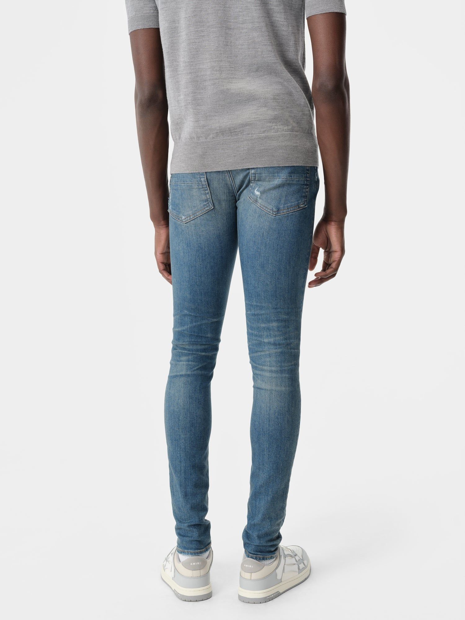Denim Amiri Stack Jean Homme Indigo Foncé | BKTO14572
