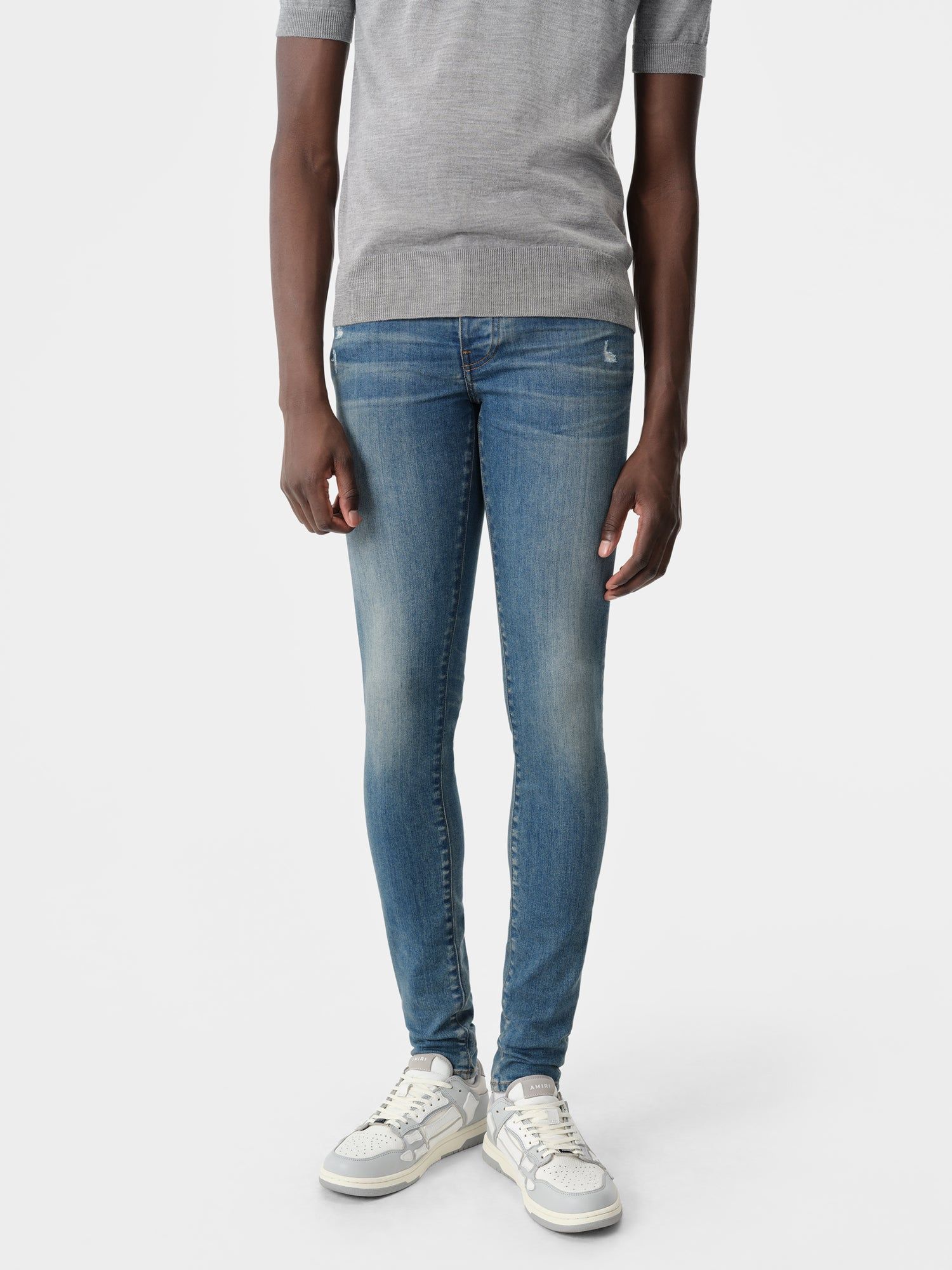 Denim Amiri Stack Jean Homme Indigo Foncé | BKTO14572