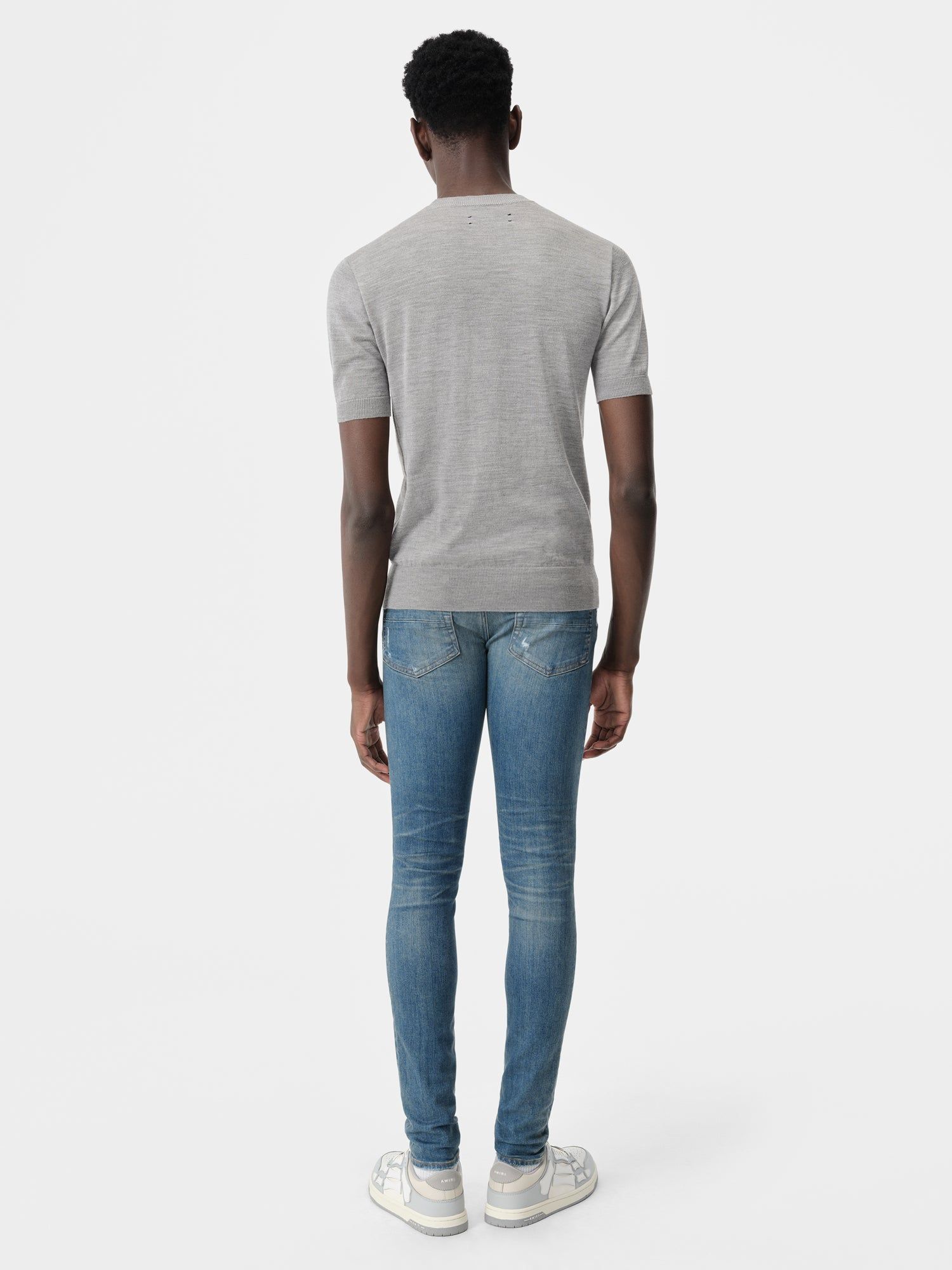 Denim Amiri Stack Jean Homme Indigo Foncé | BKTO14572