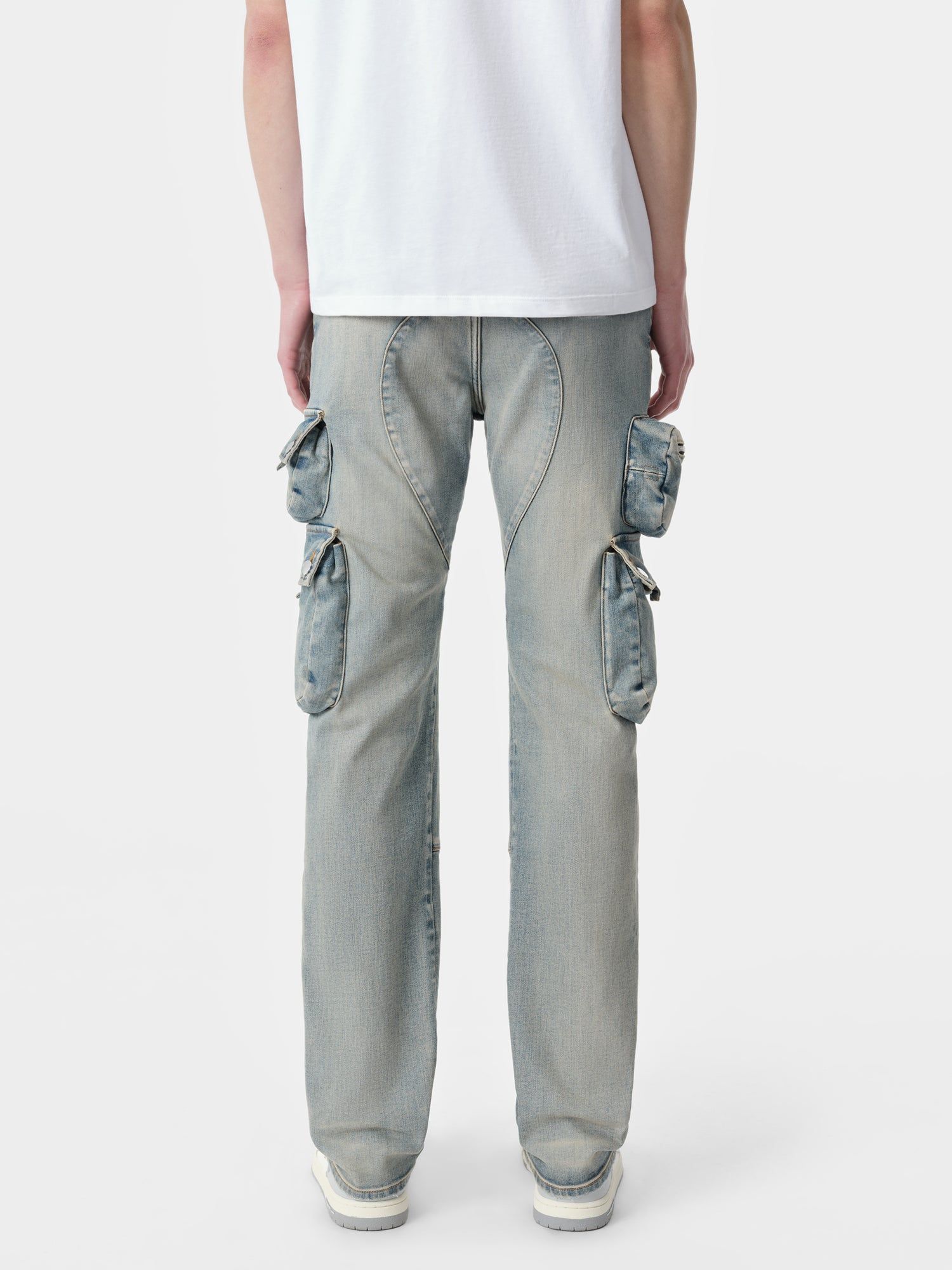 Denim Amiri Tactical Cargo Homme Indigo | ZAON19054