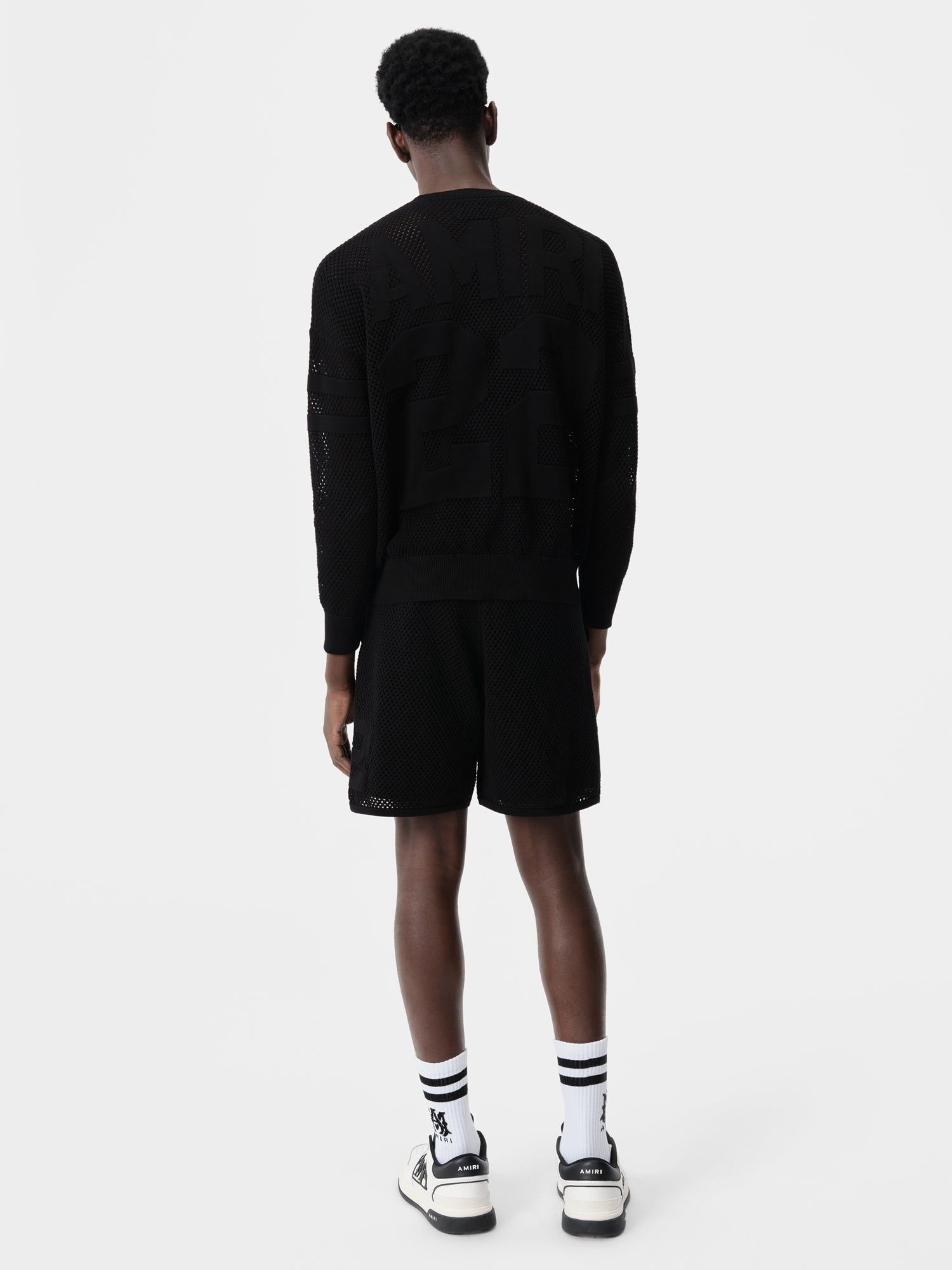 Knitwear Amiri 22 Short Homme Noir | TBPF73845