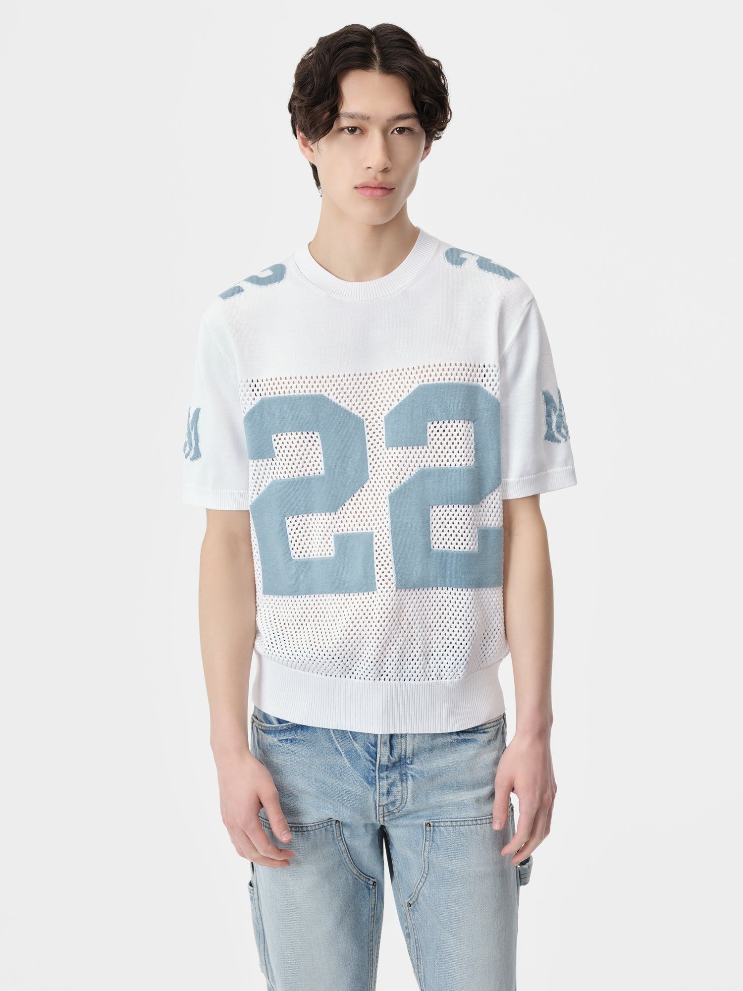 Knitwear Amiri 22 Tee Homme Blanche | EBDM26340