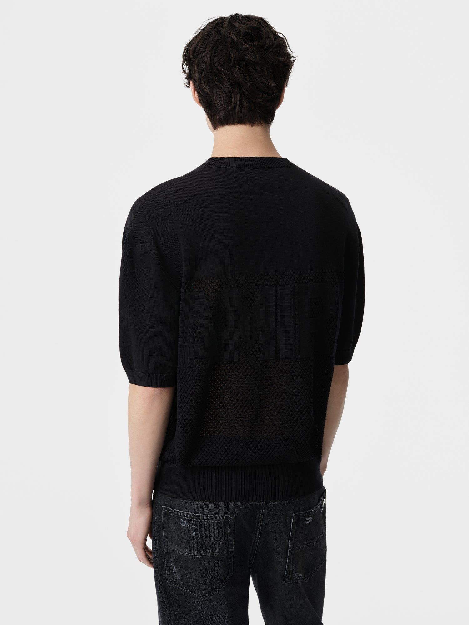 Knitwear Amiri 22 Tee Homme Noir | PIOZ37012