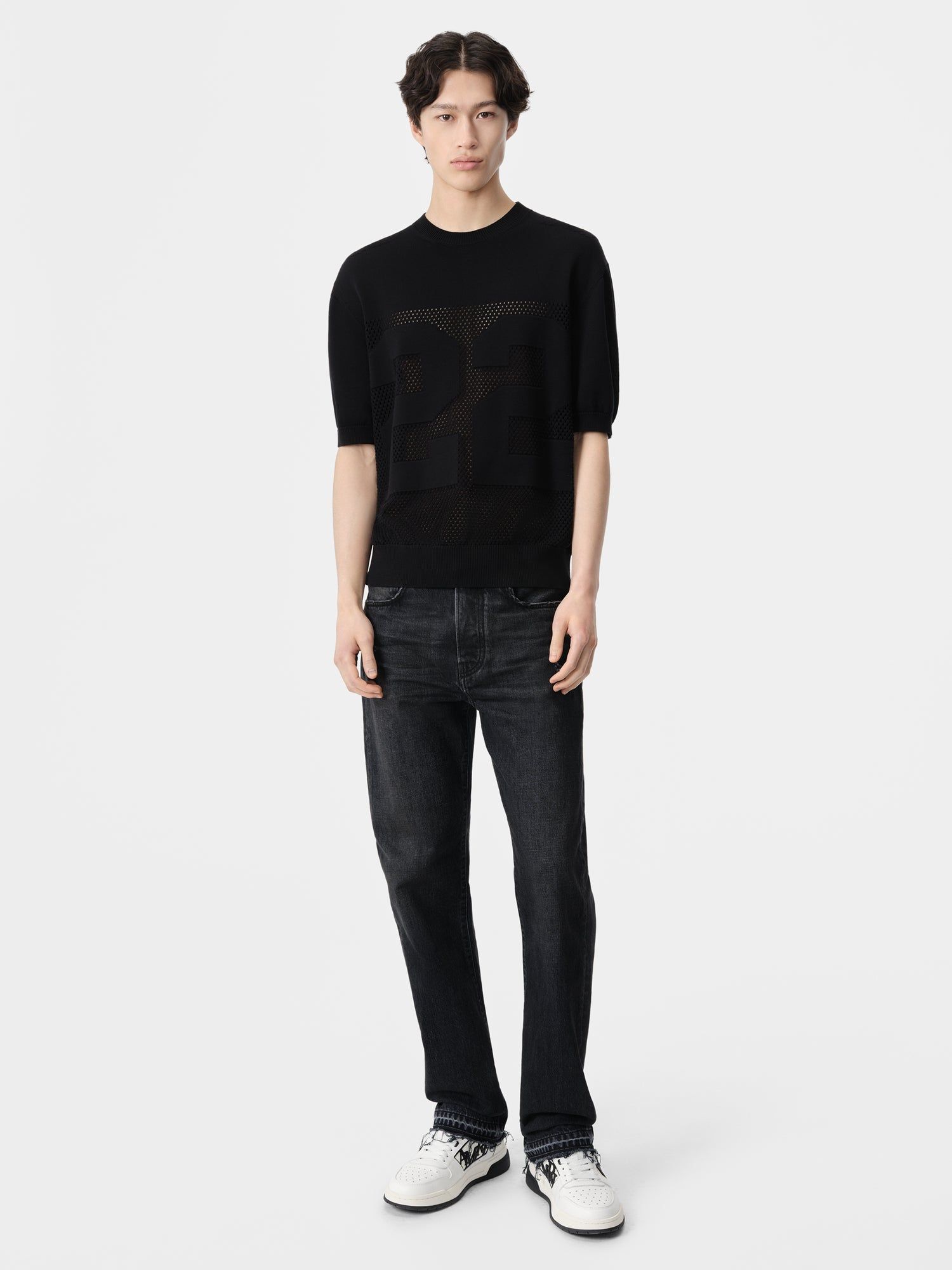 Knitwear Amiri 22 Tee Homme Noir | PIOZ37012