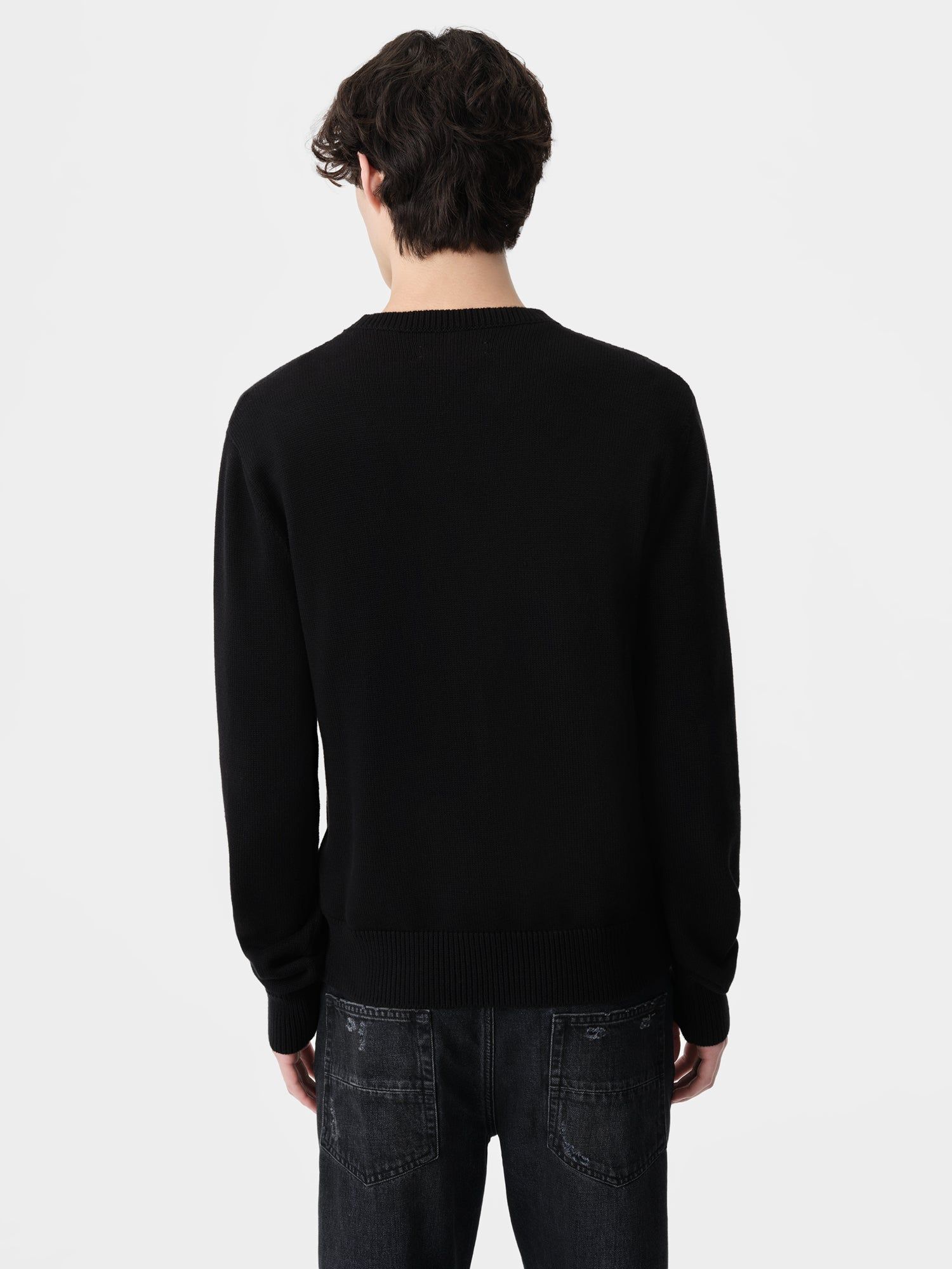 Knitwear Amiri Arts District Crew Homme Noir | OZKV38507