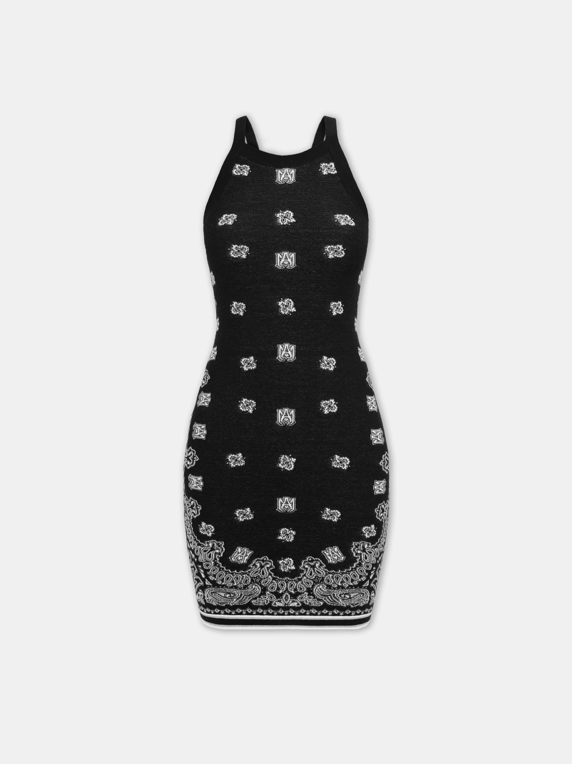 Knitwear Amiri Bandana Dress Femme Noir | RDFQ17029