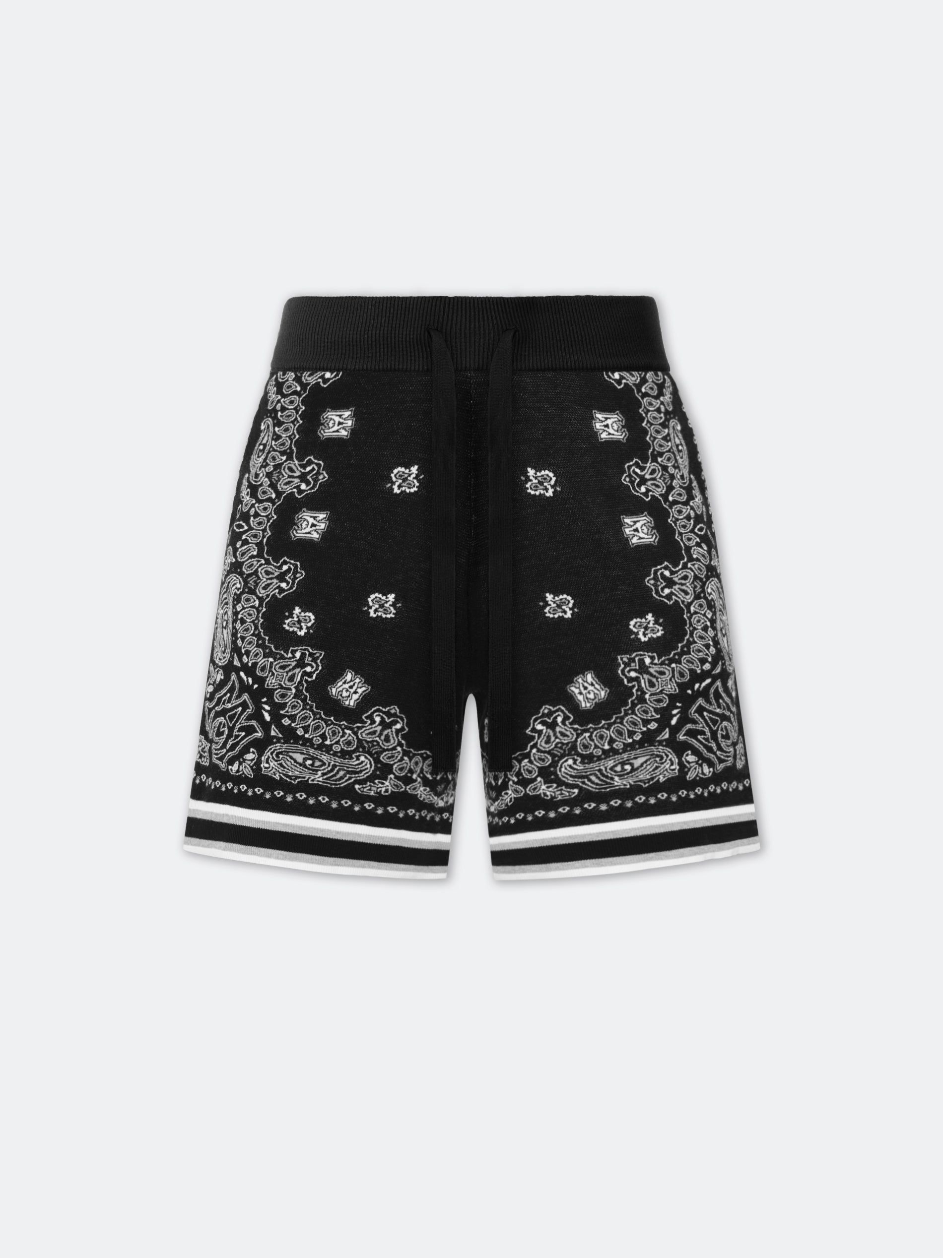 Knitwear Amiri Bandana Short Homme Noir | EVKC57924