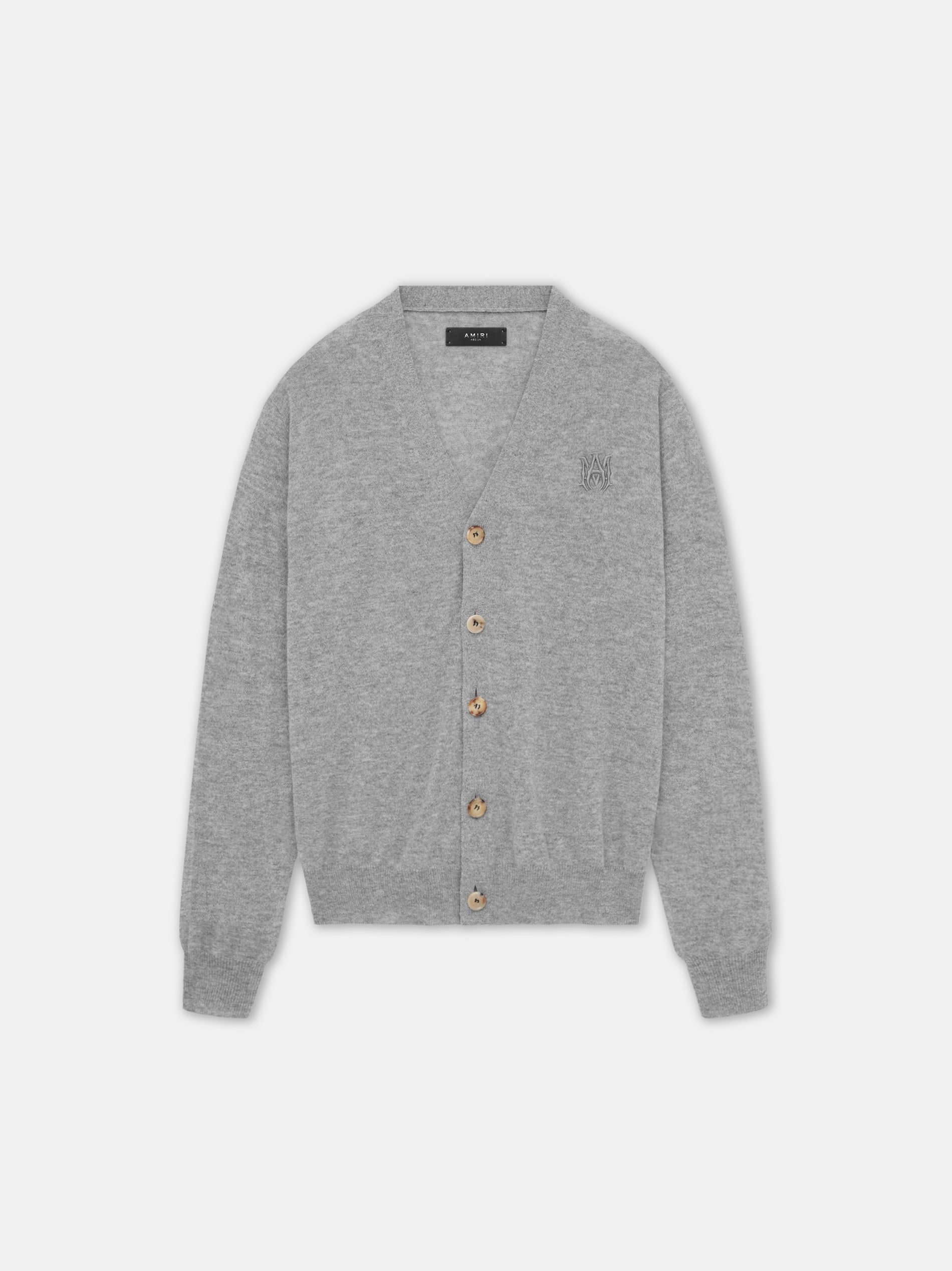 Knitwear Amiri Ma Cardigan Homme Grise | LTUX59027