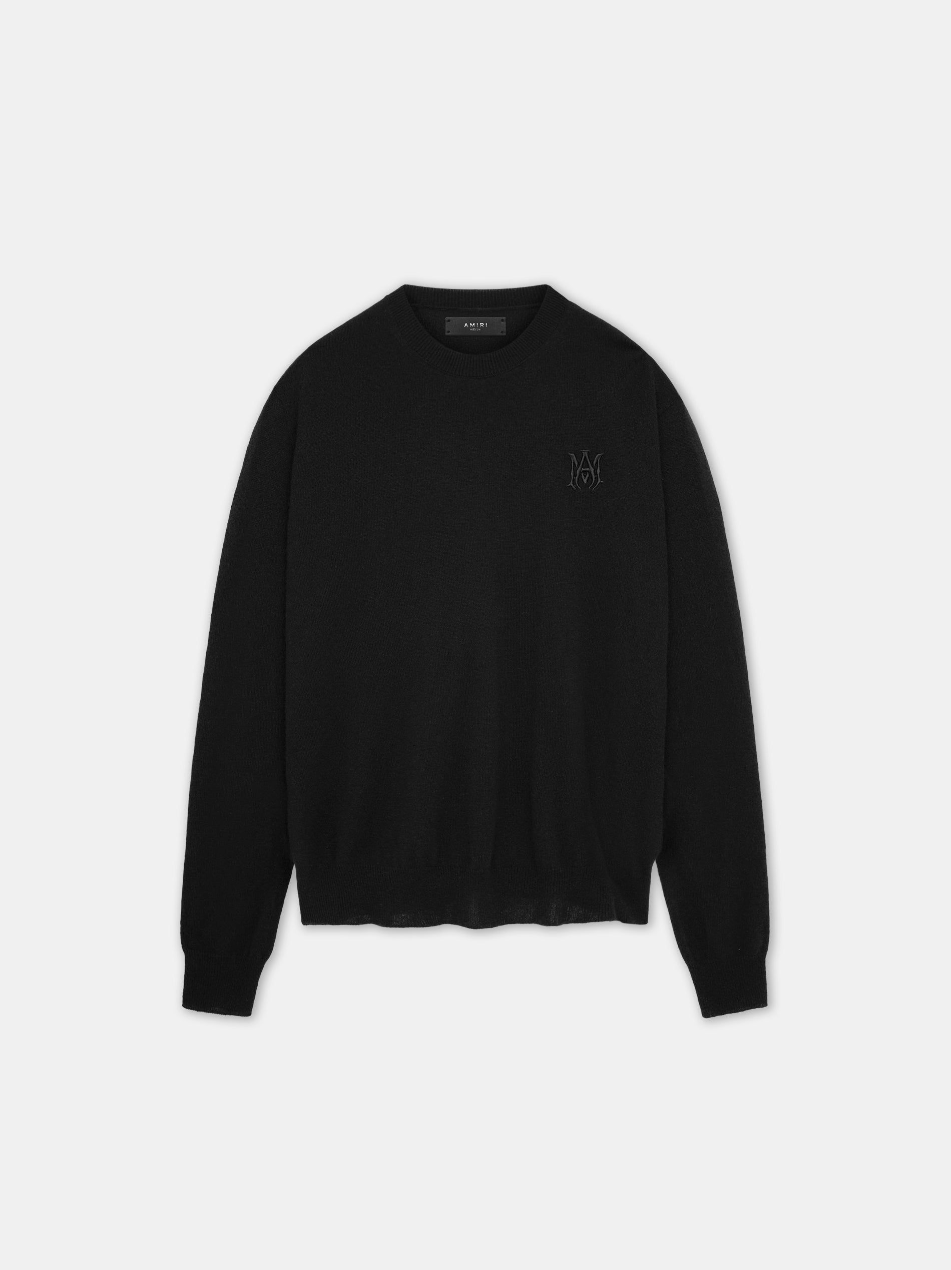 Knitwear Amiri Ma Crew Homme Noir | WBZC76130