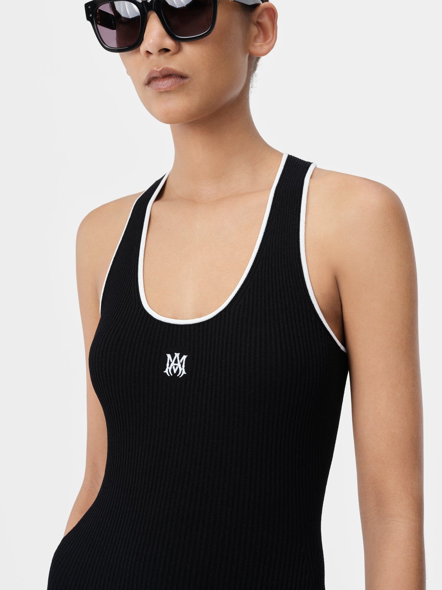 Knitwear Amiri Ma Mini Dress Femme Noir | FUWI62391