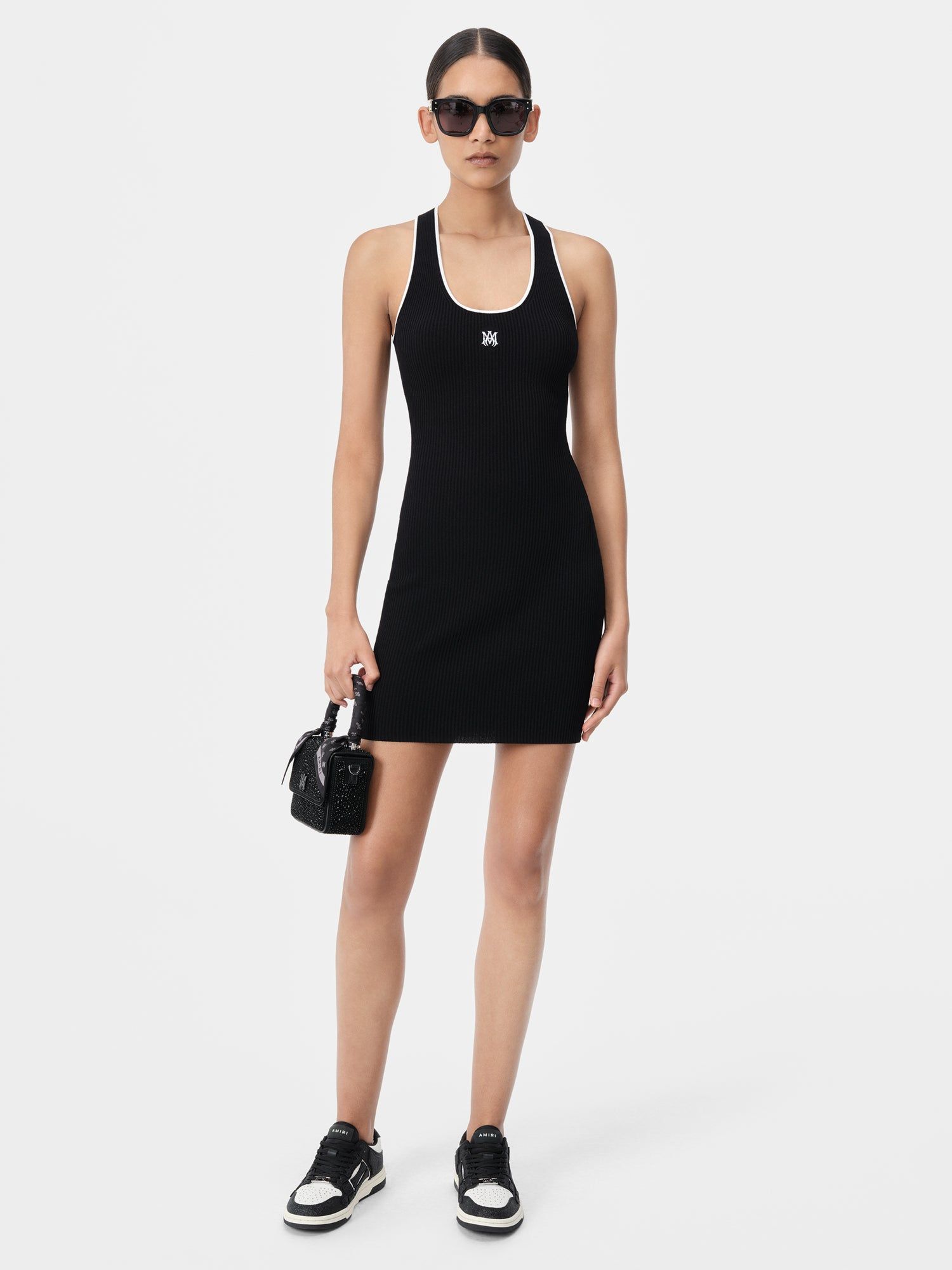 Knitwear Amiri Ma Mini Dress Femme Noir | FUWI62391