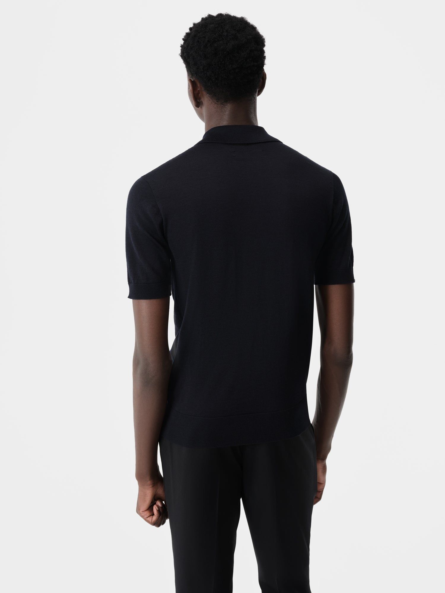 Knitwear Amiri Ma Polo Homme Bleu Marine | YDSN72183