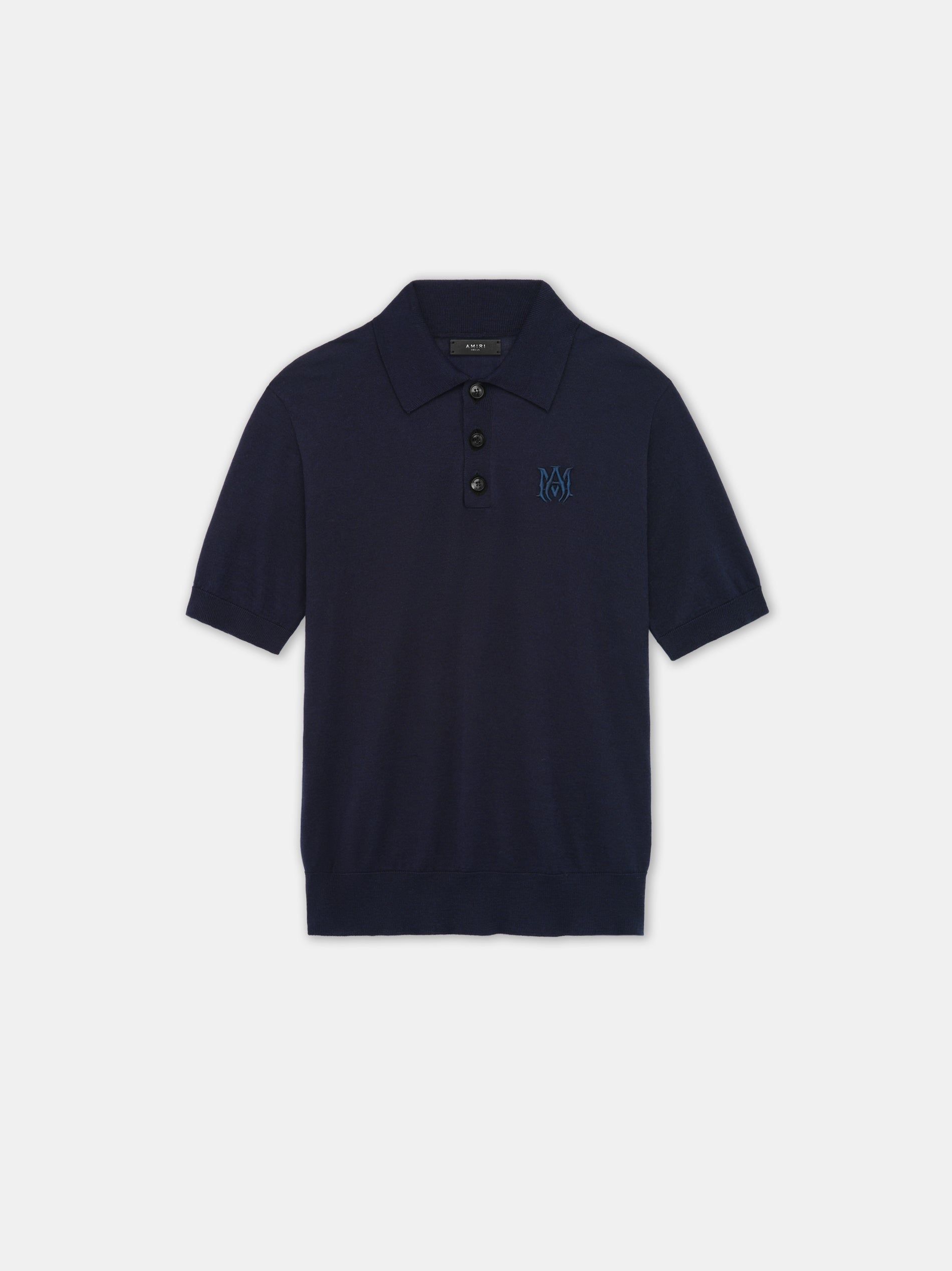 Knitwear Amiri Ma Polo Homme Bleu Marine | YDSN72183