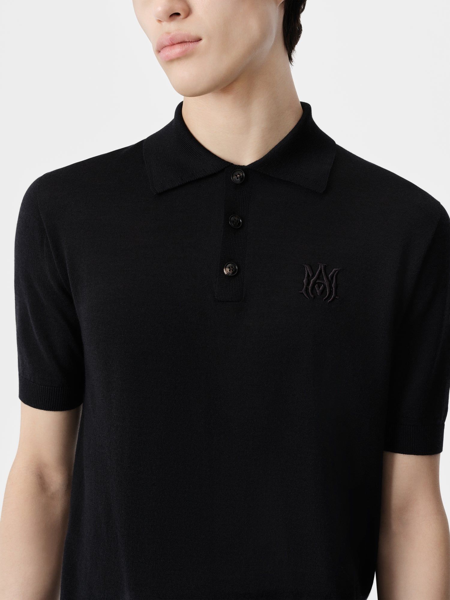 Knitwear Amiri Ma Polo Homme Noir | WUYR96813