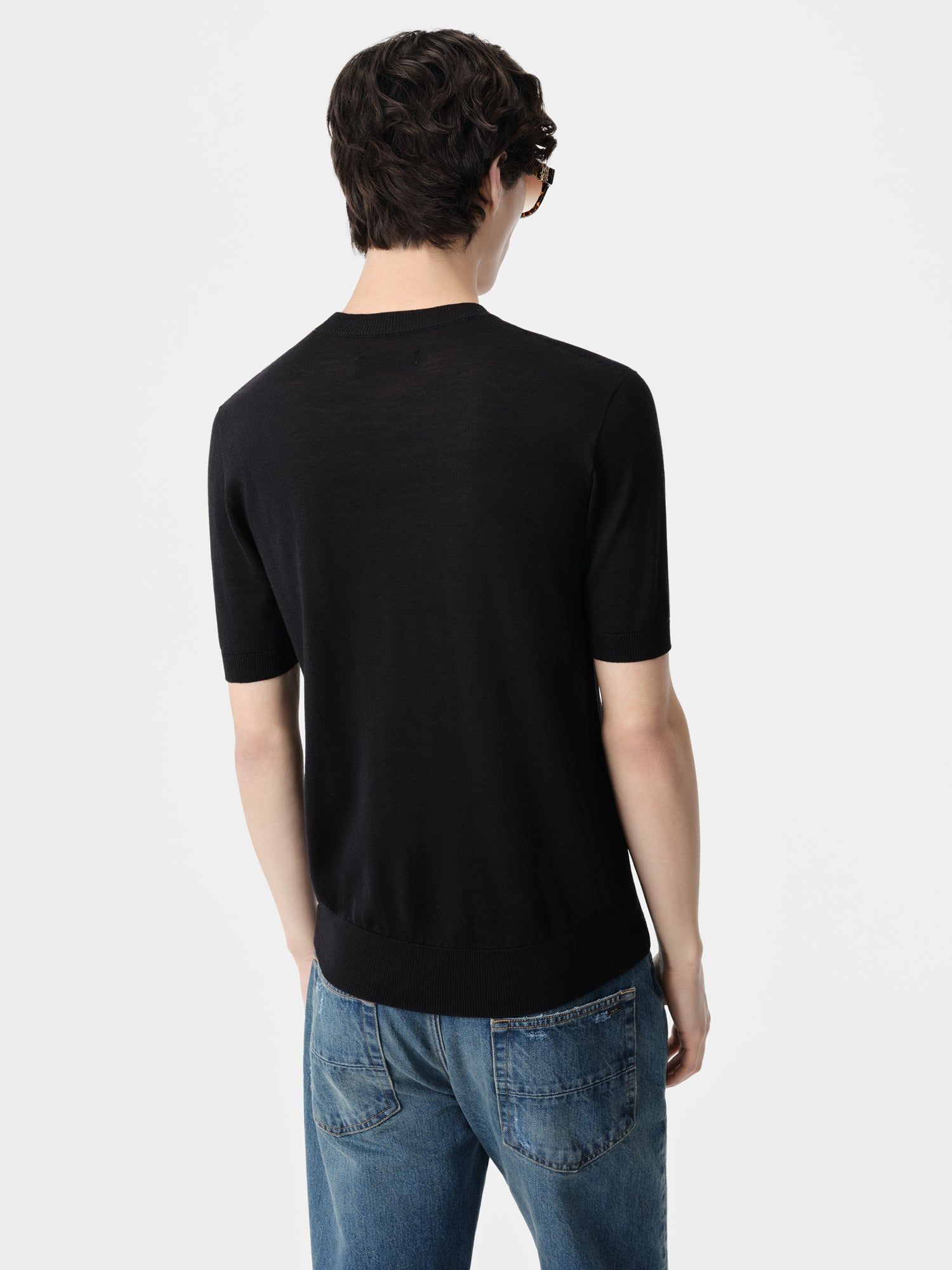 Knitwear Amiri Ma Tee Homme Noir | LSAT89614