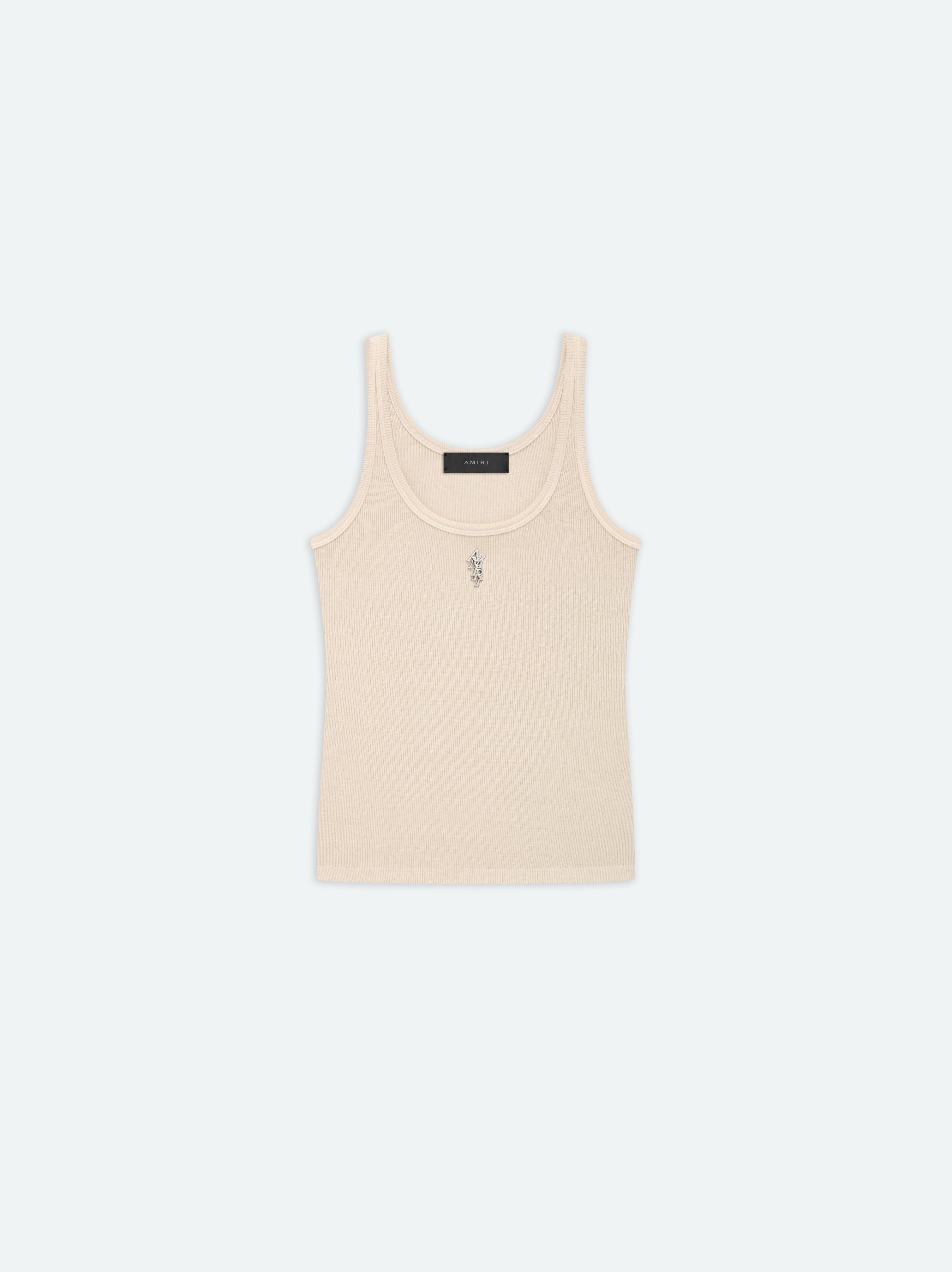 Knitwear Amiri Rib Tank Femme Marron | FMKT74895