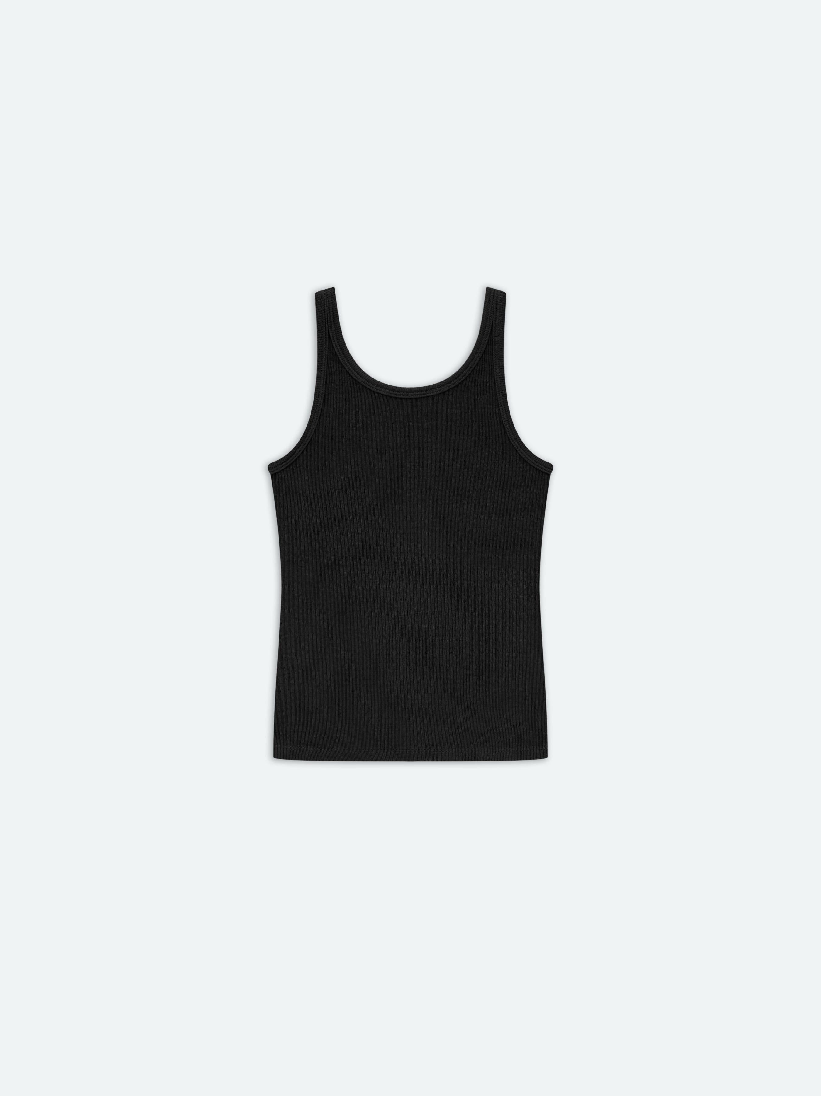 Knitwear Amiri Rib Tank Femme Noir | KUFT53086