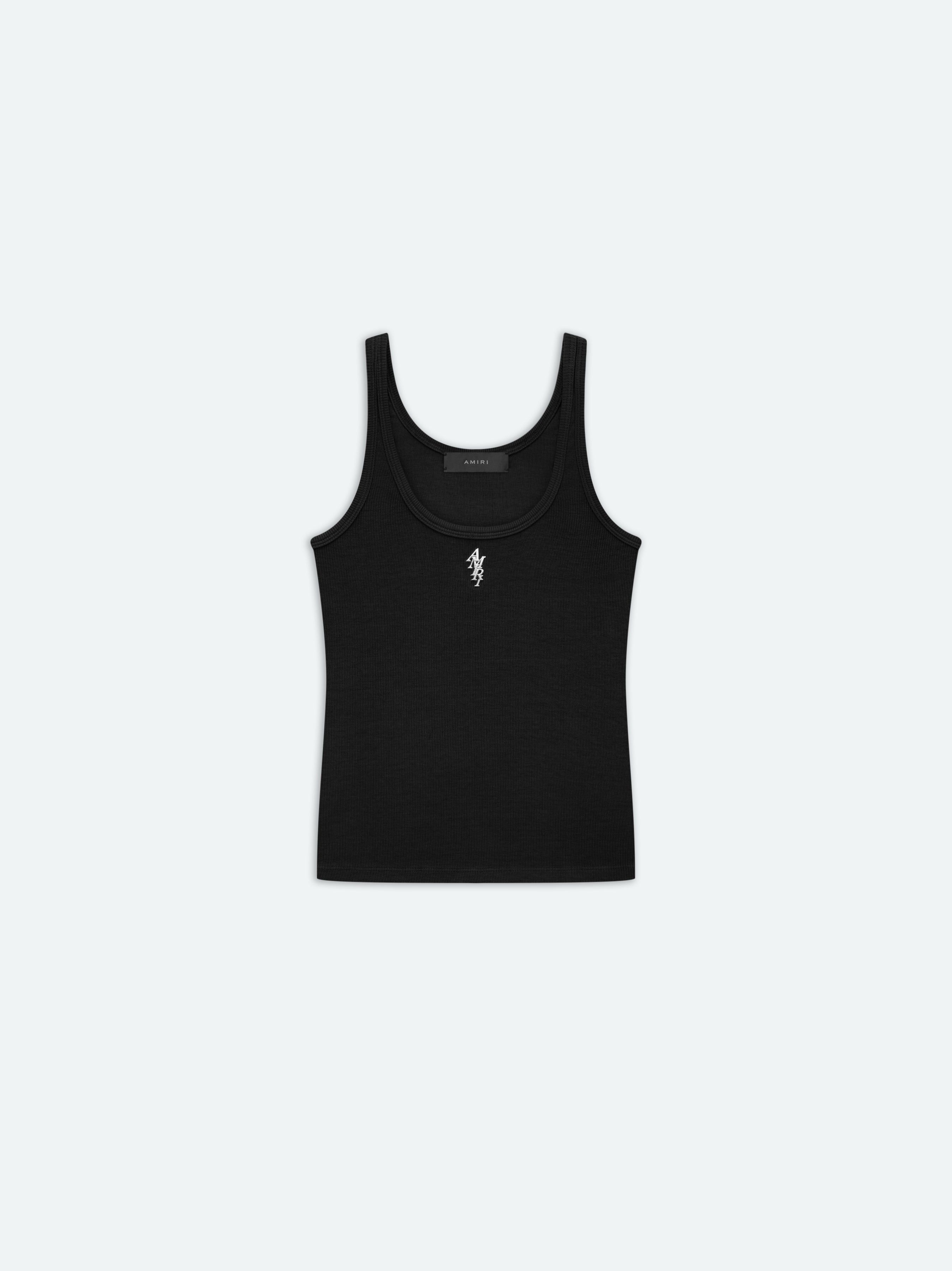 Knitwear Amiri Rib Tank Femme Noir | KUFT53086