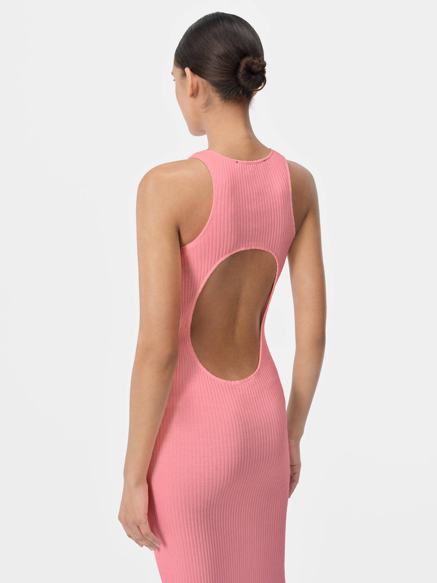Knitwear Amiri Stacked Maxi Dress Femme Rose | XSPN73165