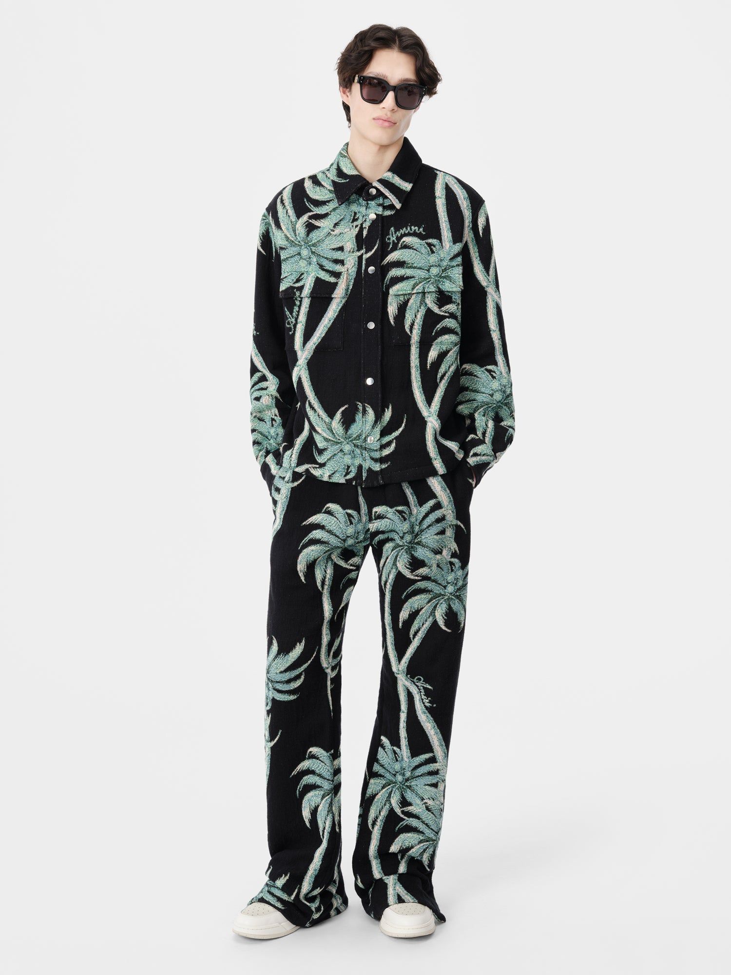 Pantalon Amiri Twisted Palms Tapestry Pant Homme Noir | RWAG94538