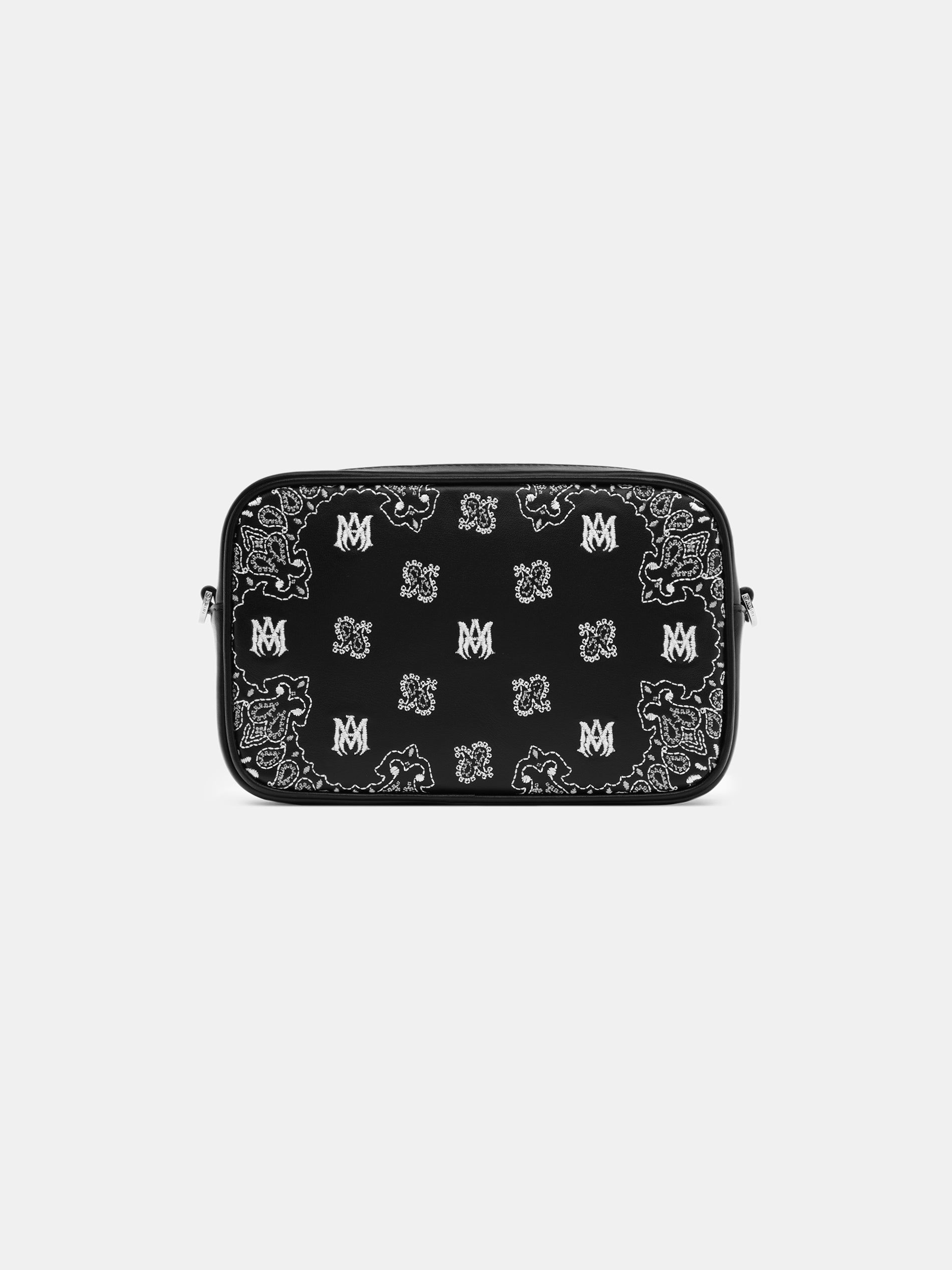Sacs Amiri Bandana Embroidered Camera Case Homme Noir | TZJO48576