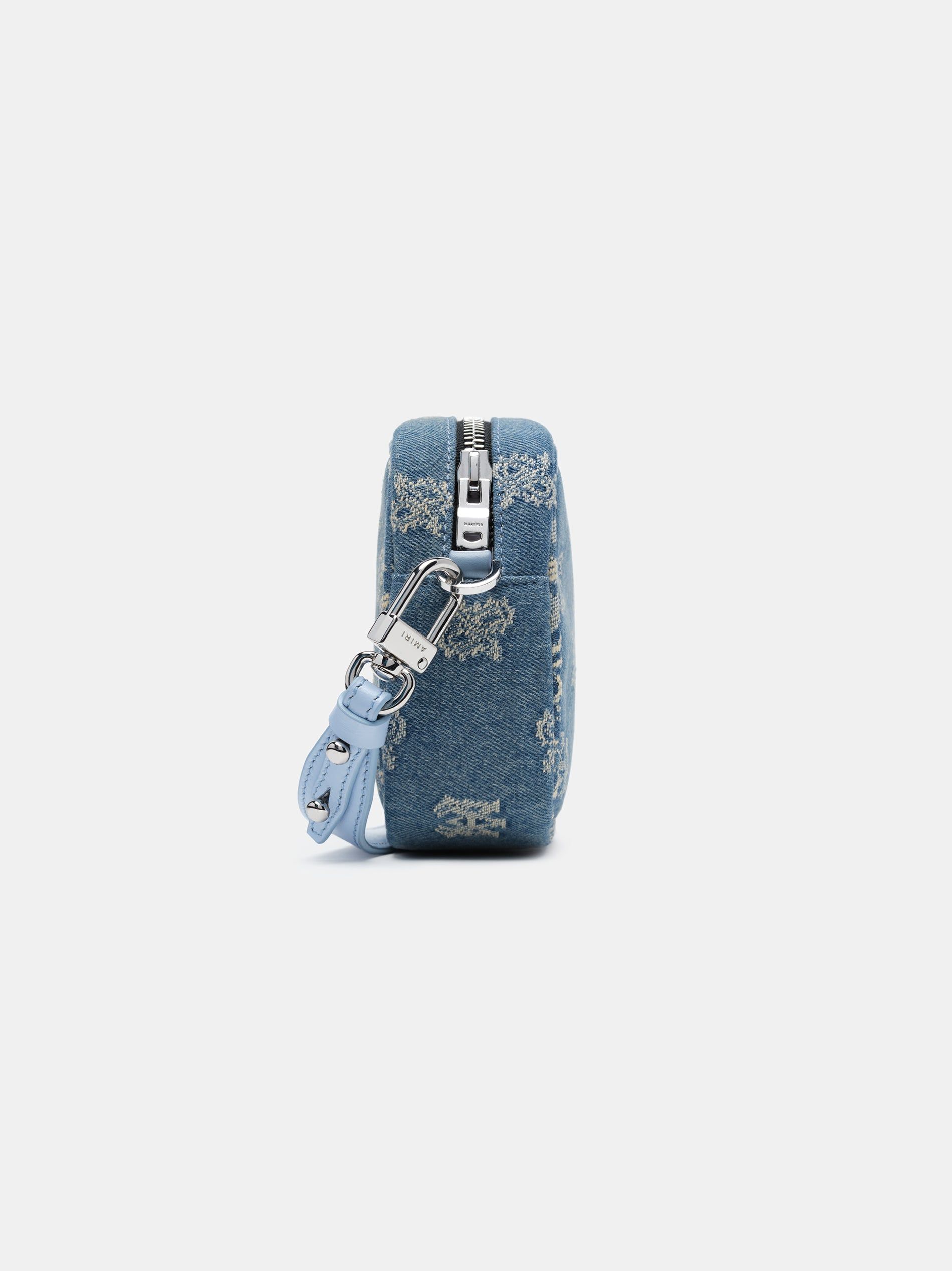 Sacs Amiri Ma Paisley Jacquard Camera Case Homme Indigo | KWSG78940