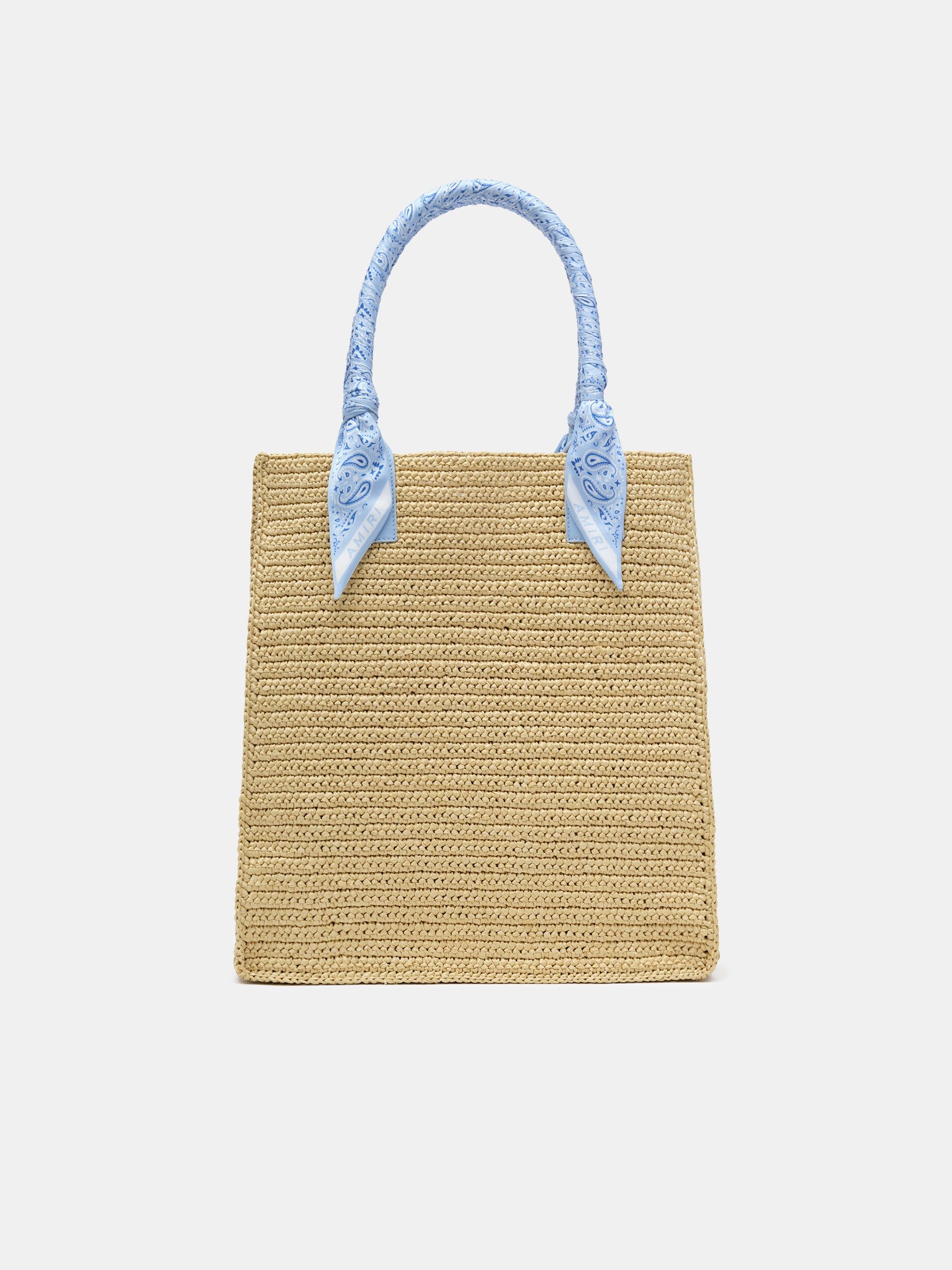 Sacs Amiri Raffia Tote Homme Bleu | CBQO58916