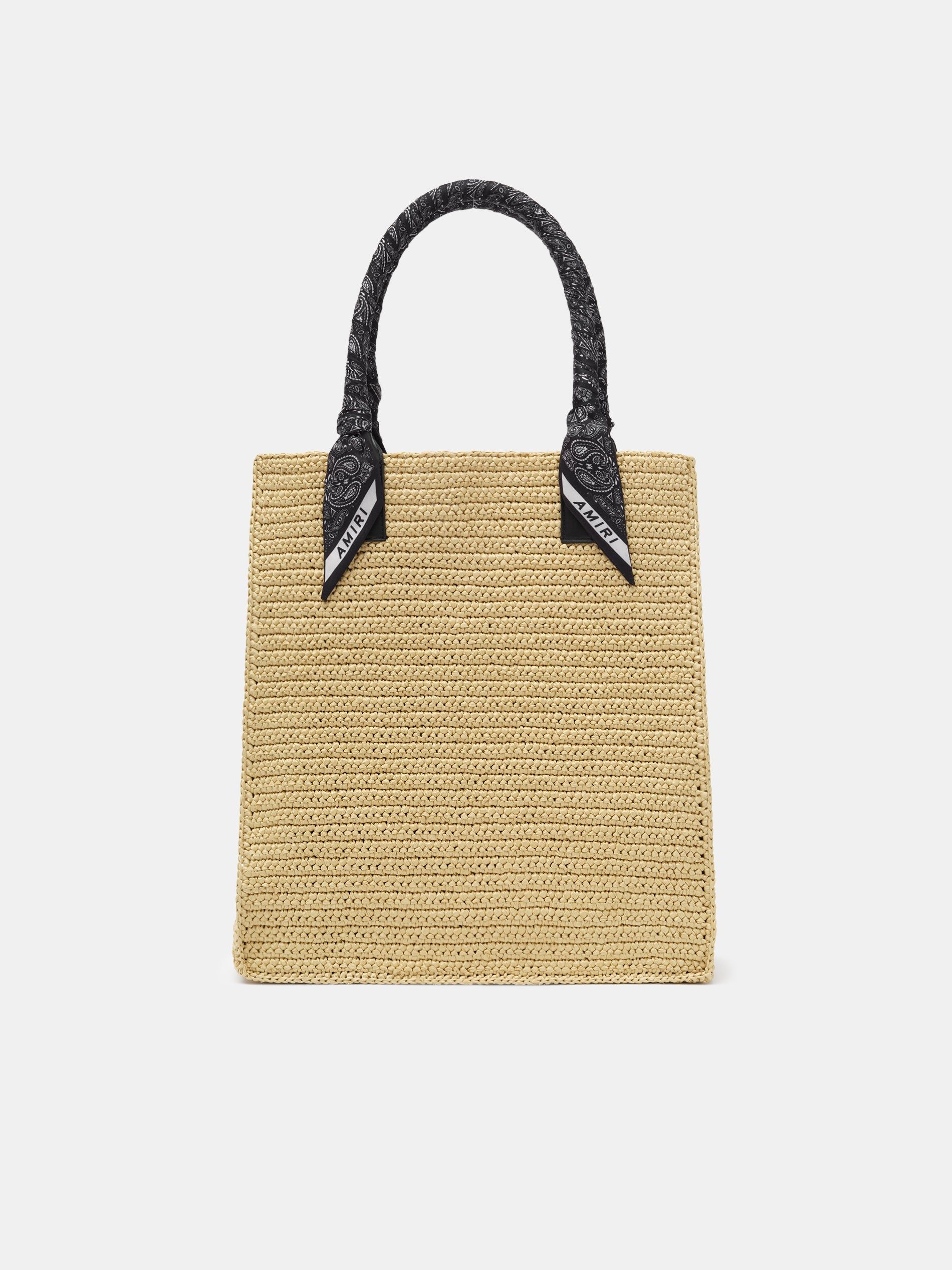 Sacs Amiri Raffia Tote Homme Noir | CMZU27053