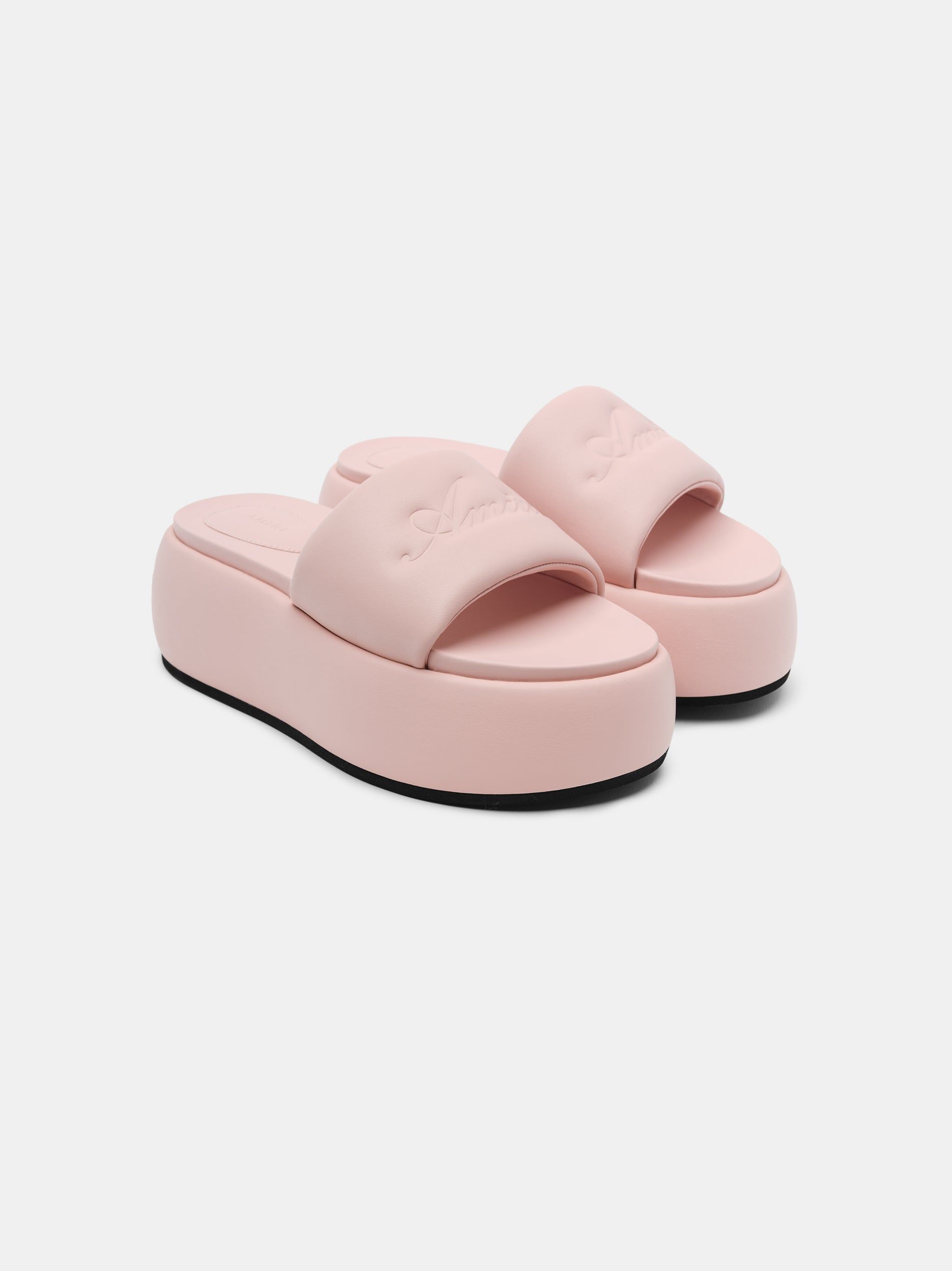 Sandale Amiri Script Platform Sandal Femme Rose | HNDZ14278