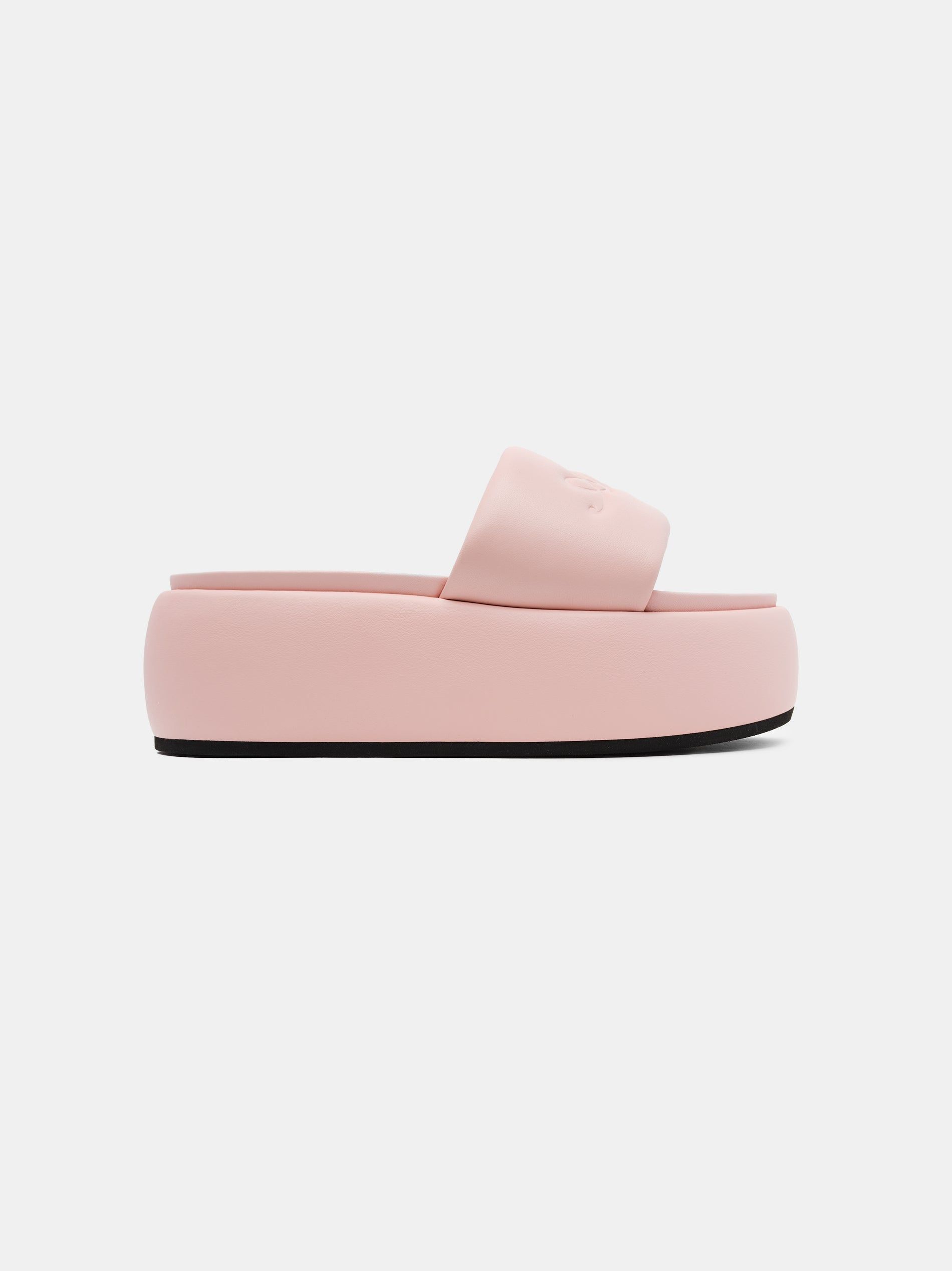 Sandale Amiri Script Platform Sandal Femme Rose | HNDZ14278