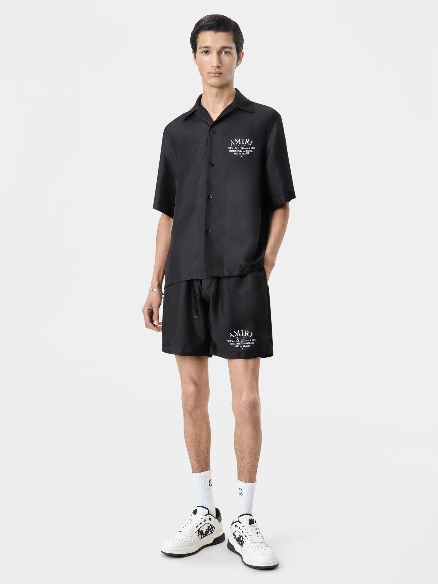Short Amiri Arts District Short Homme Noir | KAHM04286