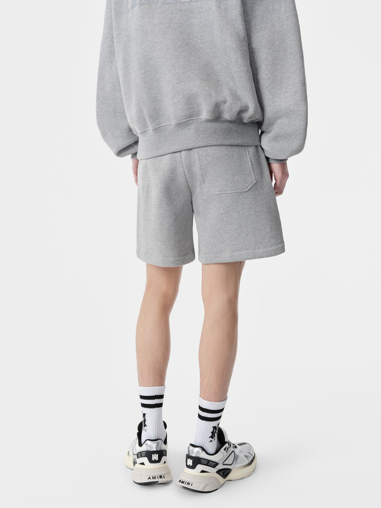 Short Amiri Embroidered Short Homme Grise | UTIP42170