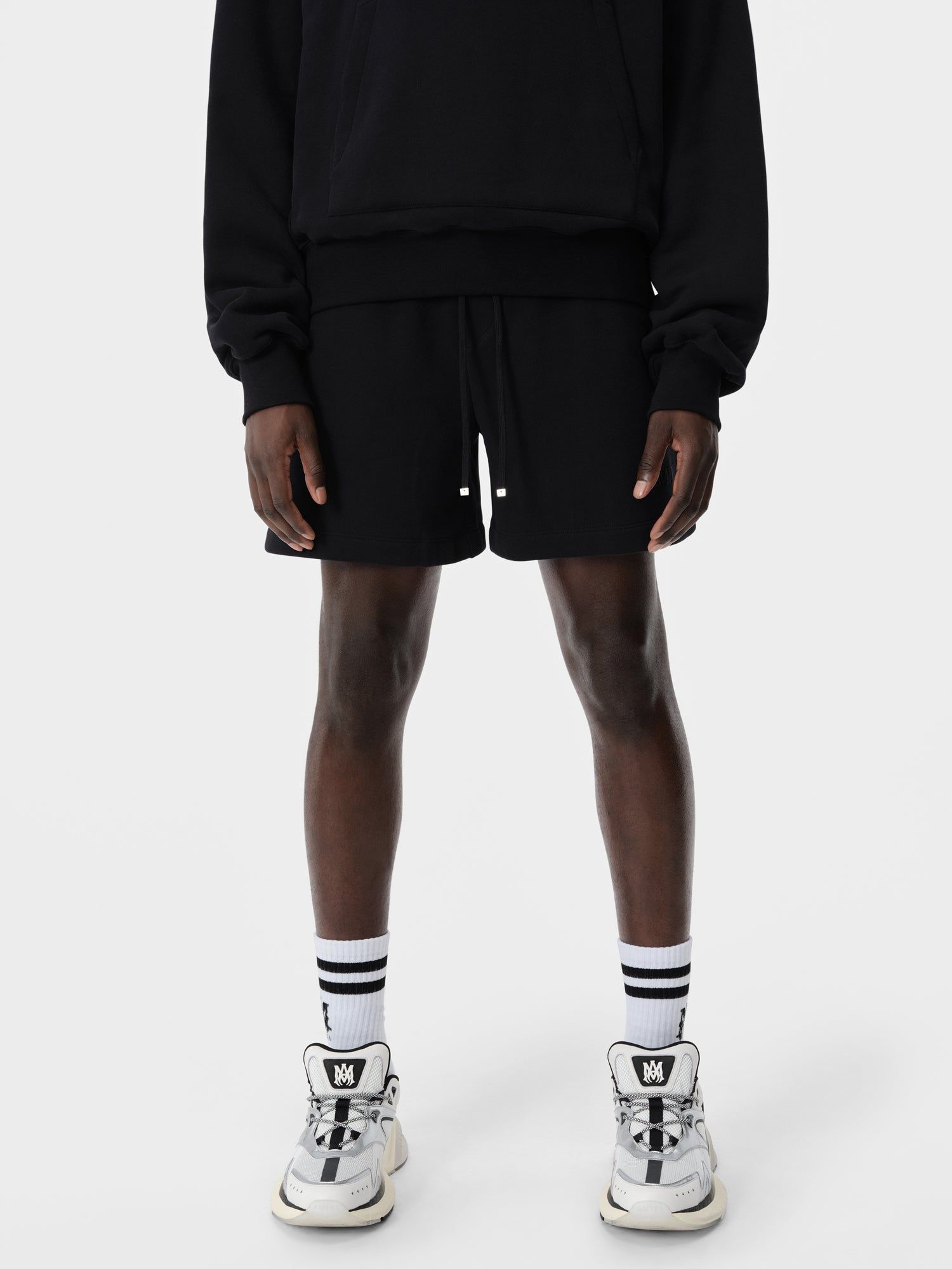 Short Amiri Embroidered Short Homme Noir | MHPW54802
