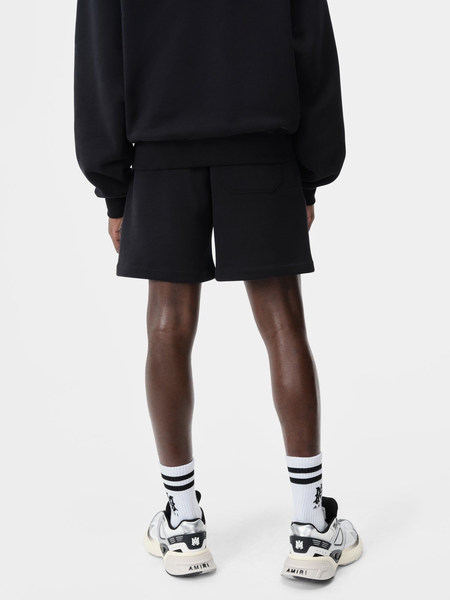 Short Amiri Embroidered Short Homme Noir | MHPW54802