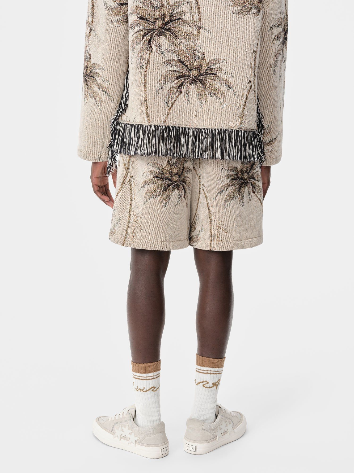 Short Amiri Twisted Palms Tapestry Short Homme Alabaster | DNVZ59160