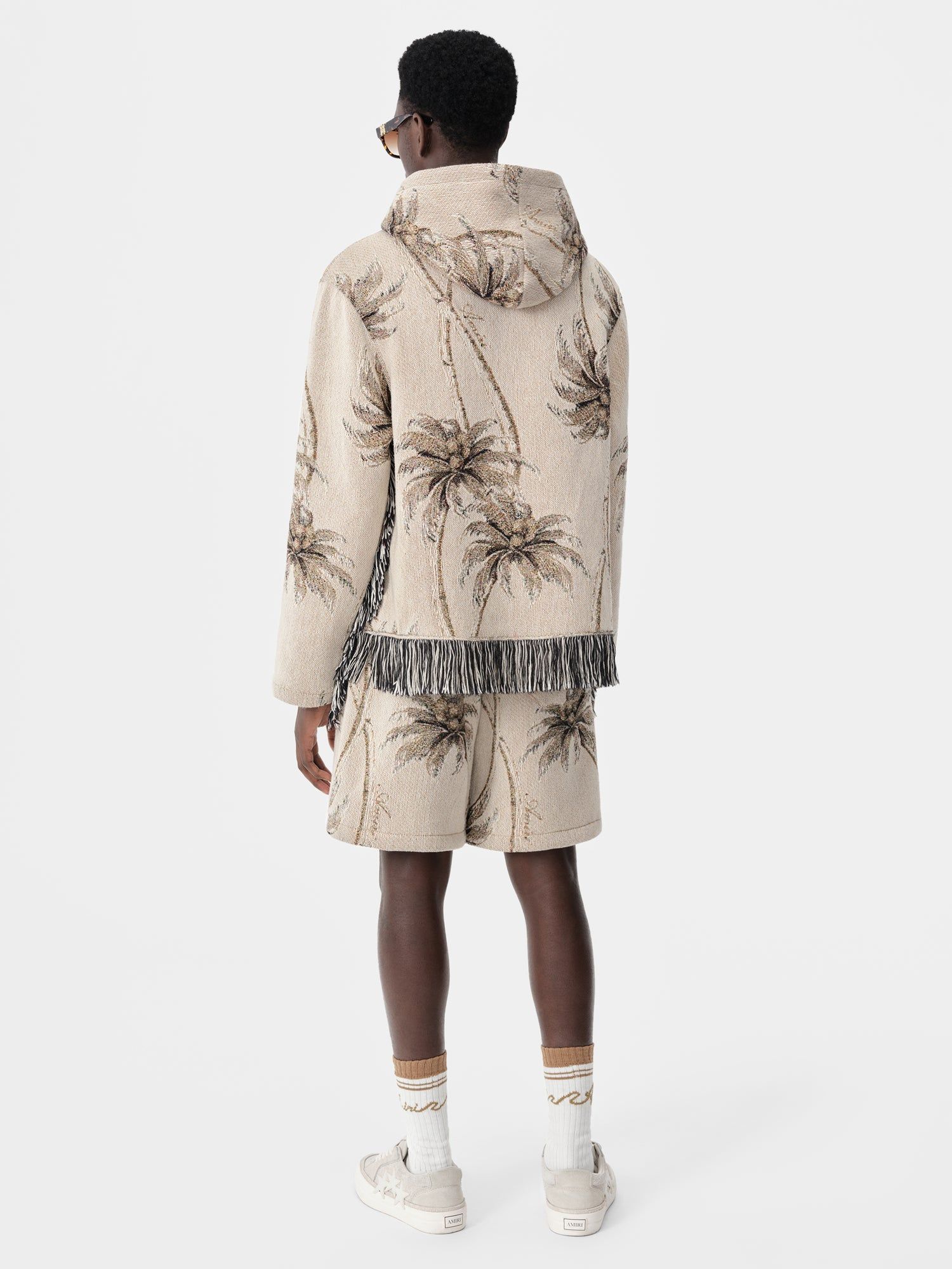 Short Amiri Twisted Palms Tapestry Short Homme Alabaster | DNVZ59160