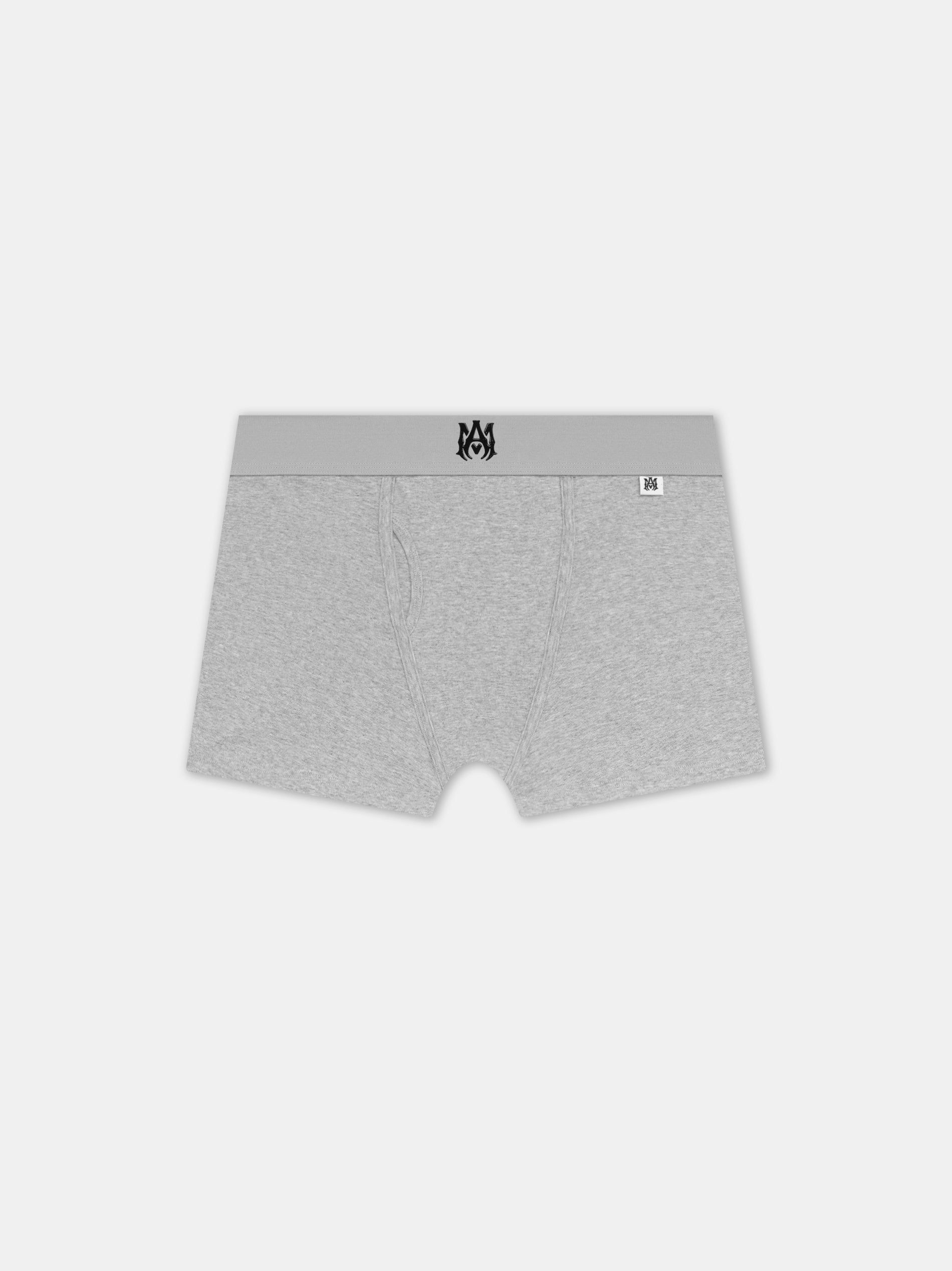 Slips Amiri Ma Logo Brief Homme Grise | BPOG46270