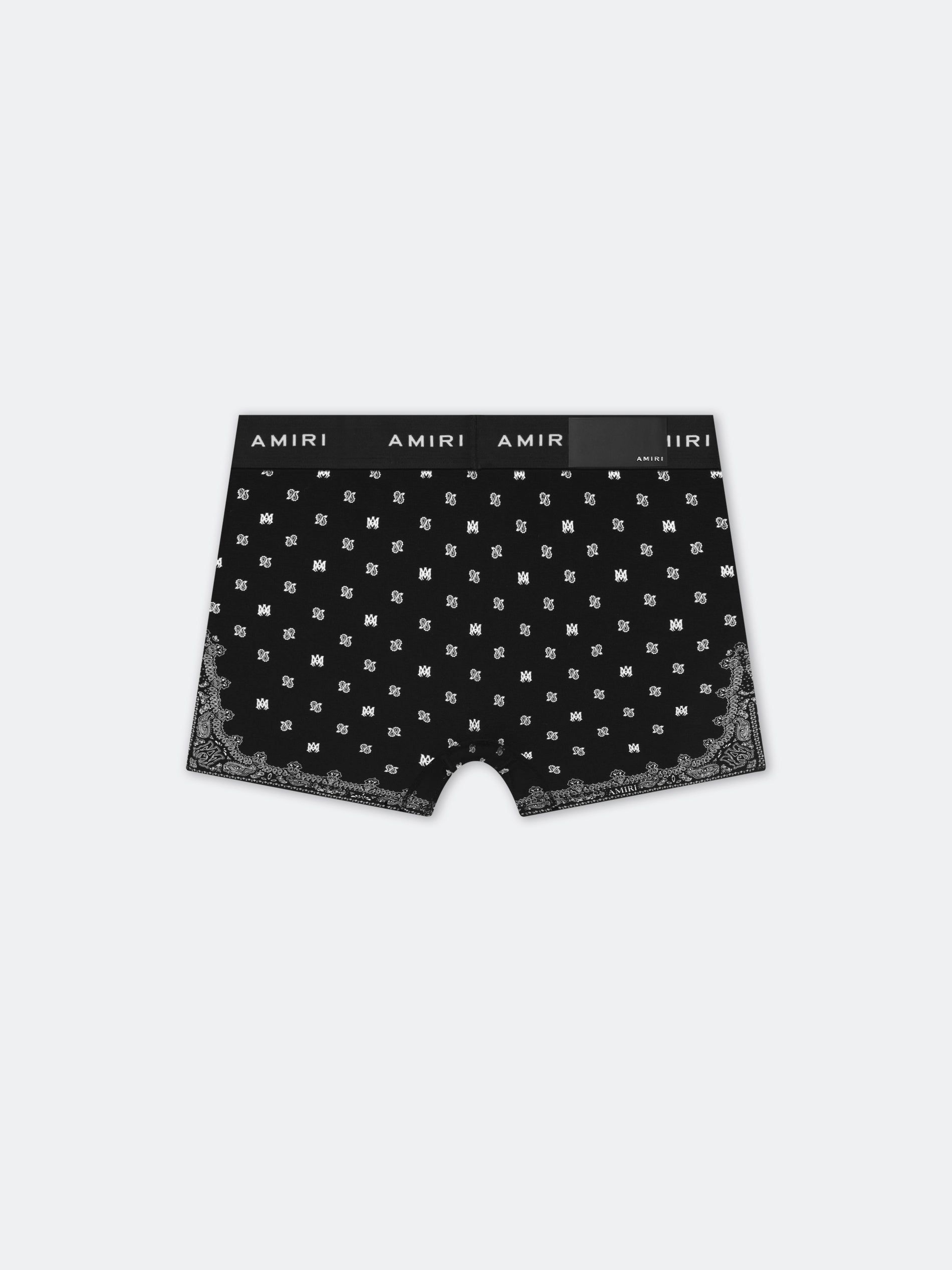 Slips Amiri Ma Paisley Briefs 2 Pack Homme Noir | DIYA86051
