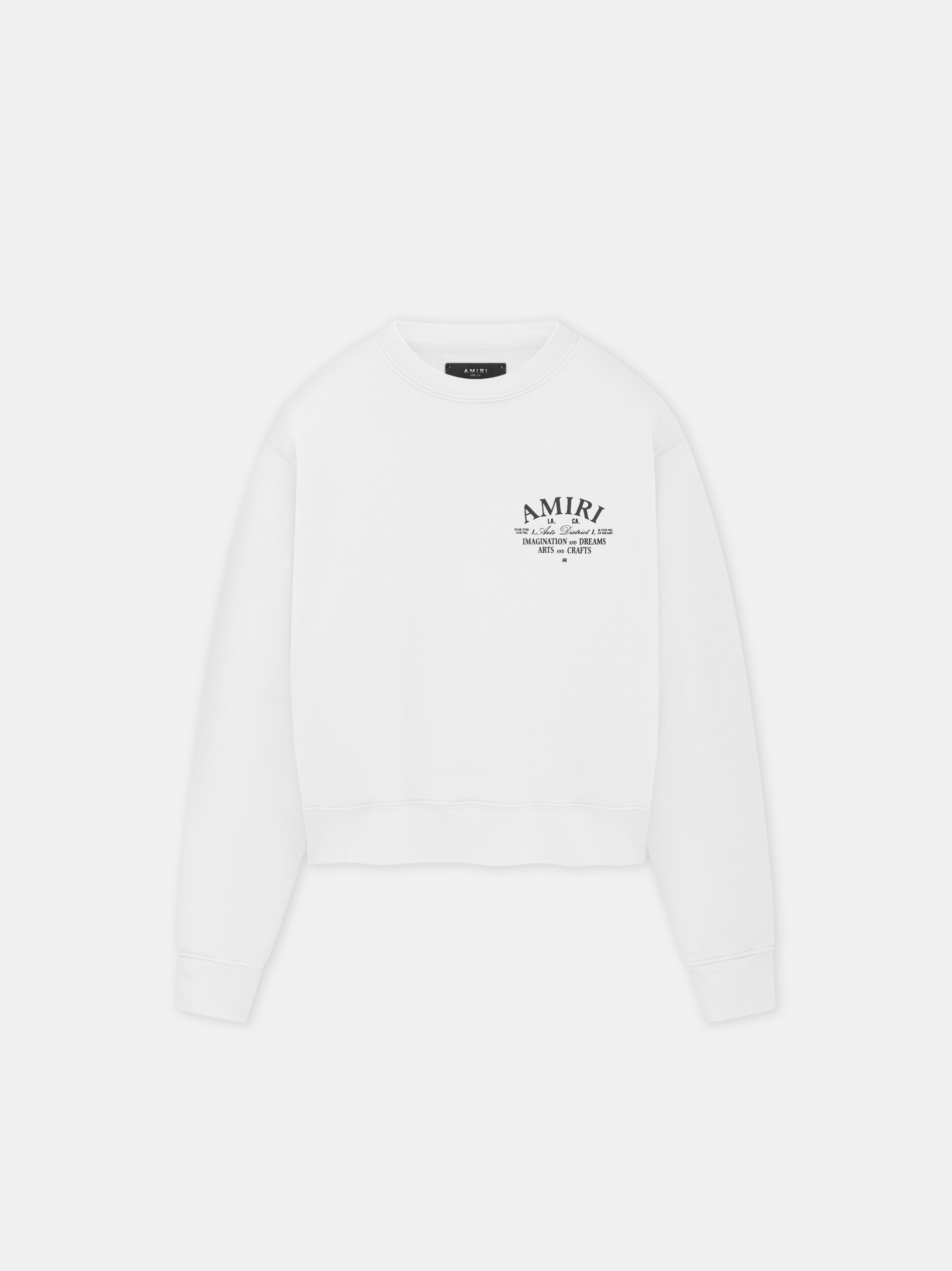 Sweats Amiri Arts District Crew Femme Blanche | HBGE69581