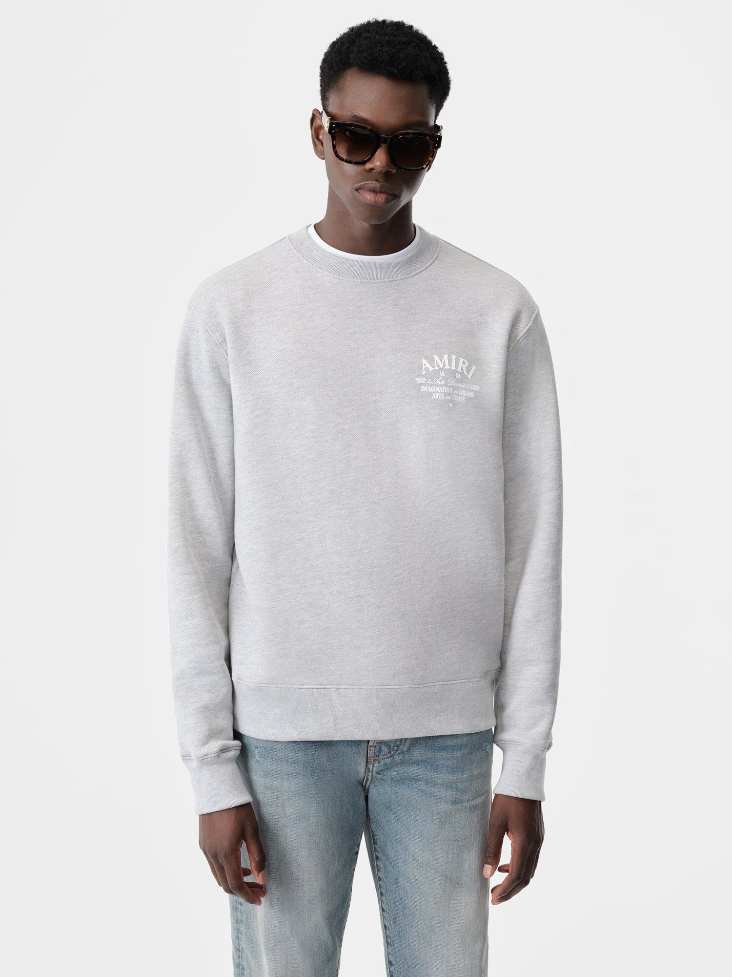 Sweats Amiri Arts District Crew Homme Grise | URZJ68312