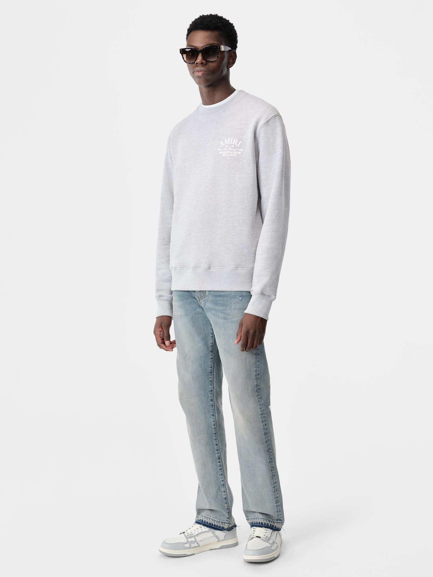 Sweats Amiri Arts District Crew Homme Grise | URZJ68312