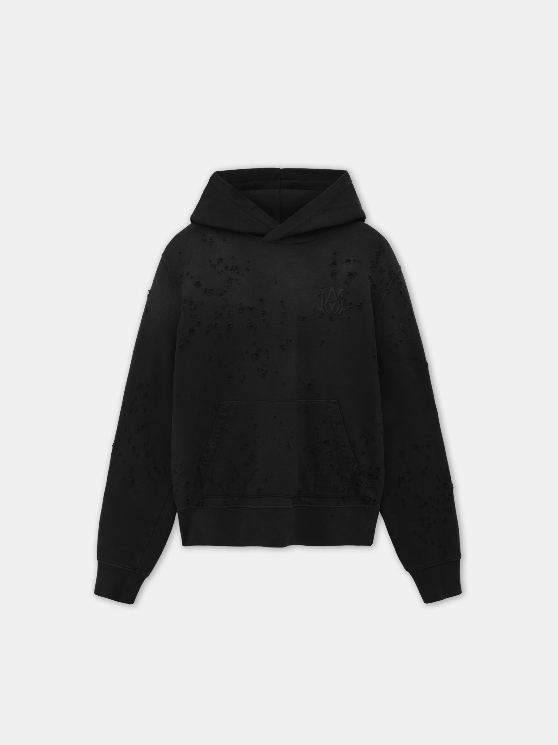 Sweats Amiri Ma Shotgun Embroidered Hoodie Homme Noir | BNCA74905