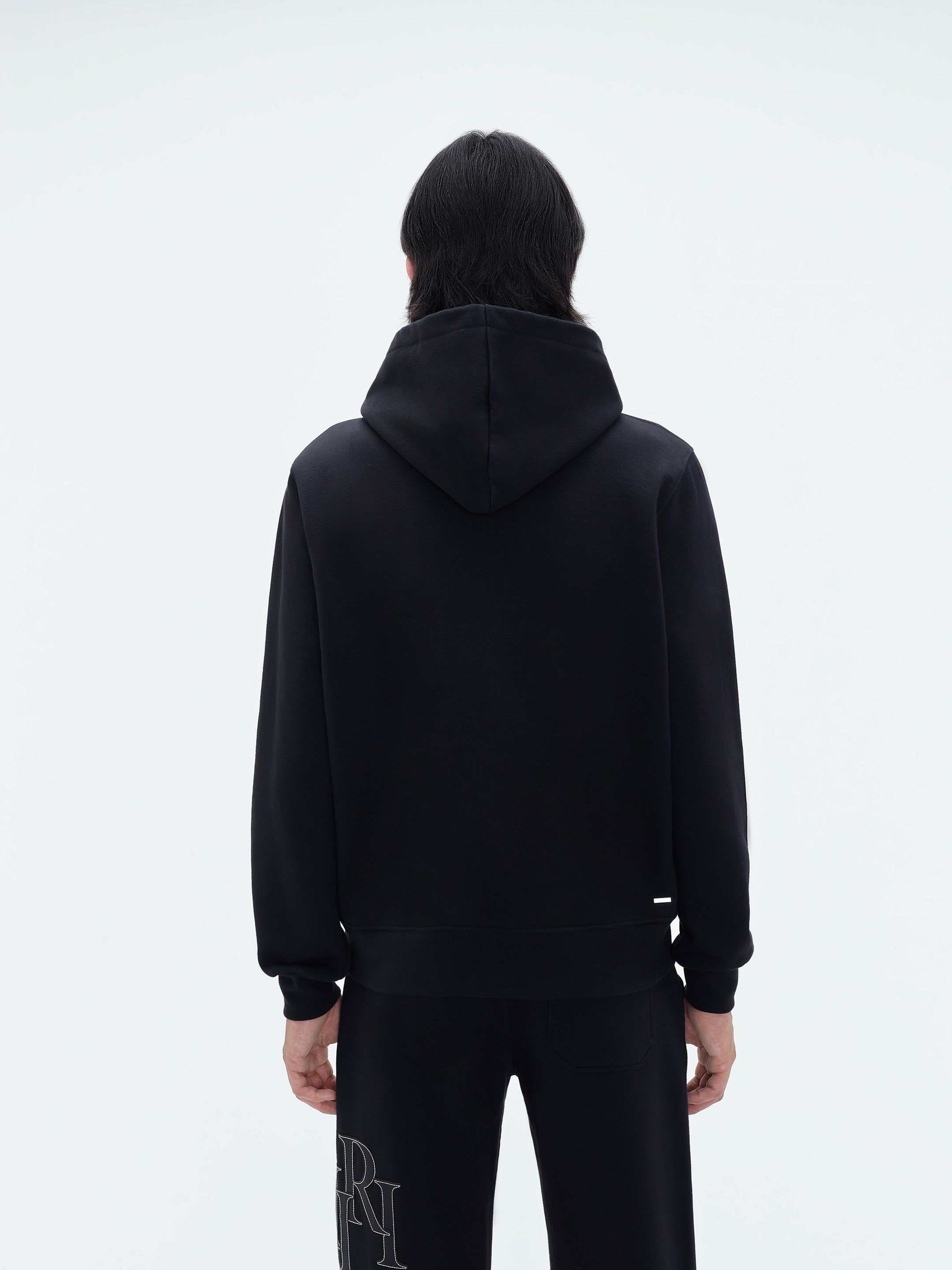 Sweats Amiri Staggered Logo Hoodie Homme Noir | YKHB28615