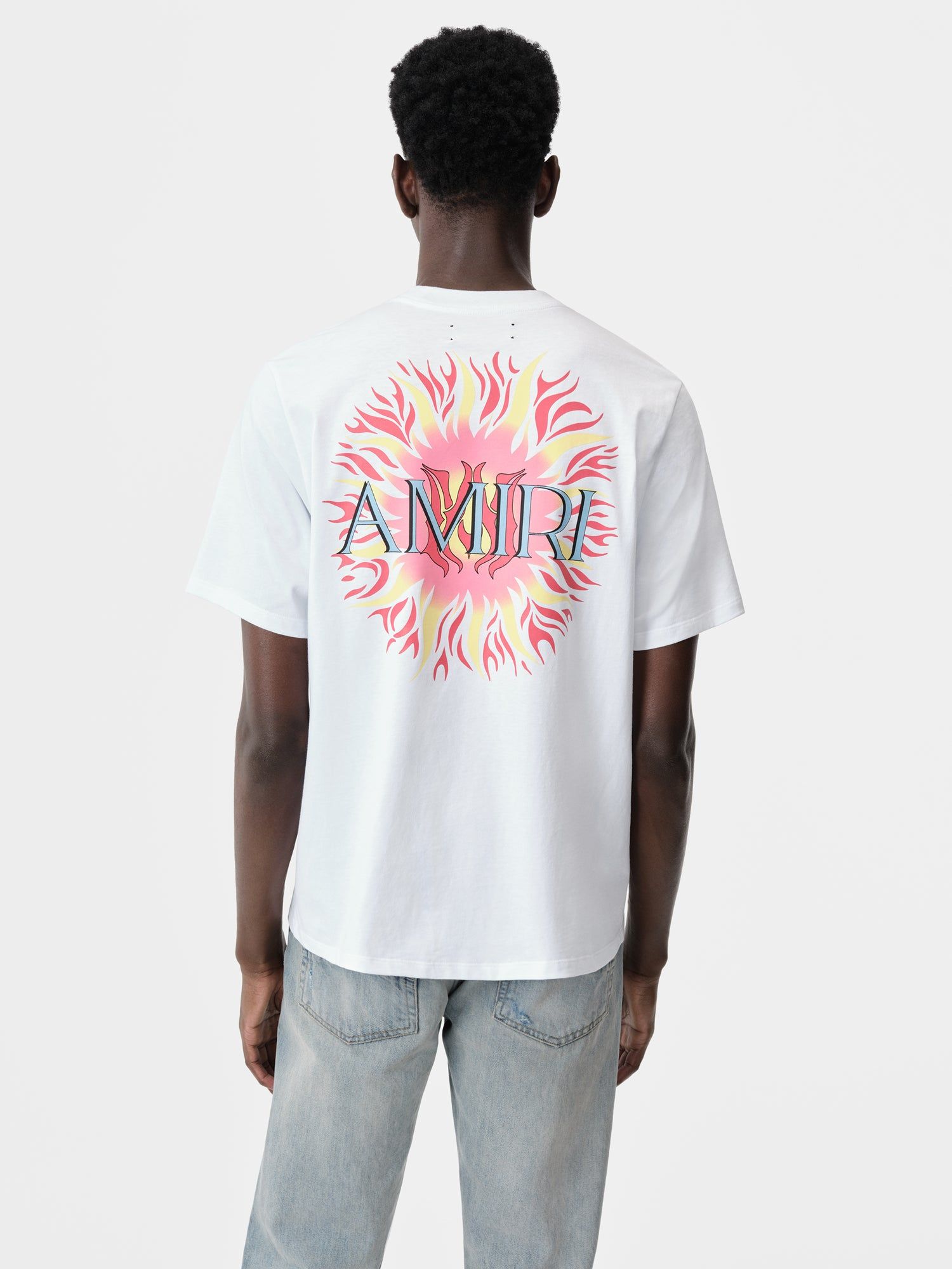 T Shirts Amiri Sun Tee Homme Blanche | XCYL16954