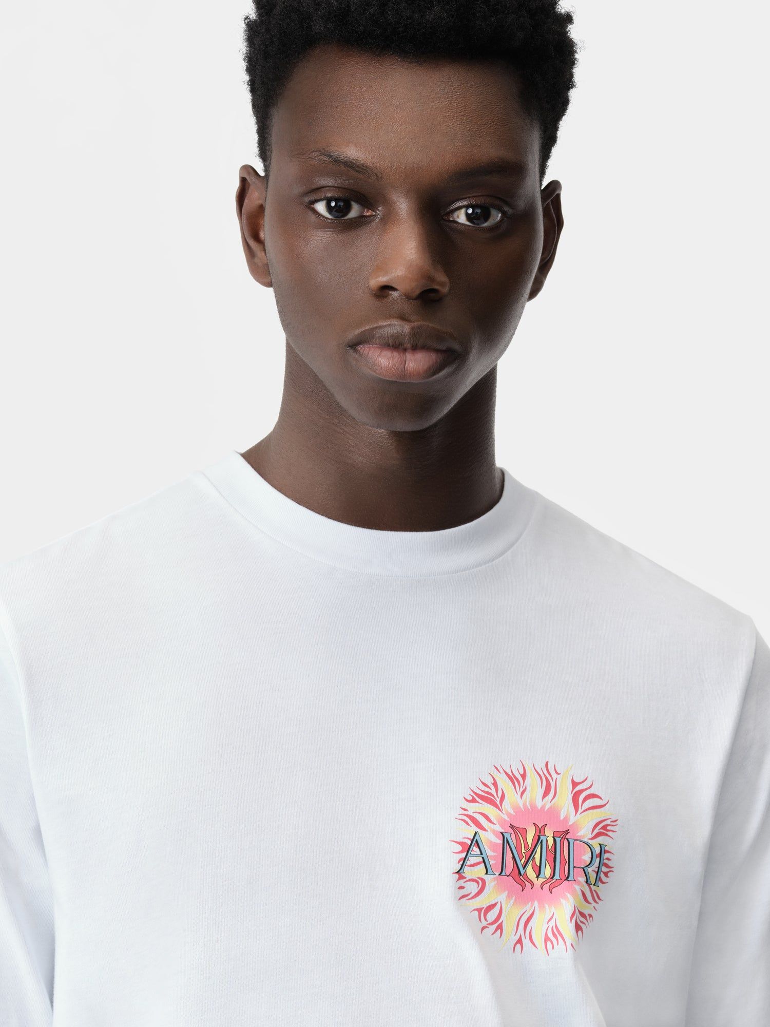 T Shirts Amiri Sun Tee Homme Blanche | XCYL16954