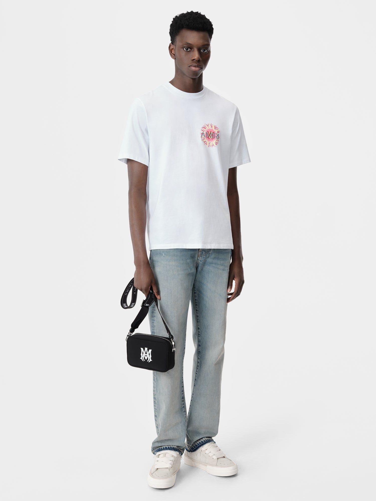 T Shirts Amiri Sun Tee Homme Blanche | XCYL16954