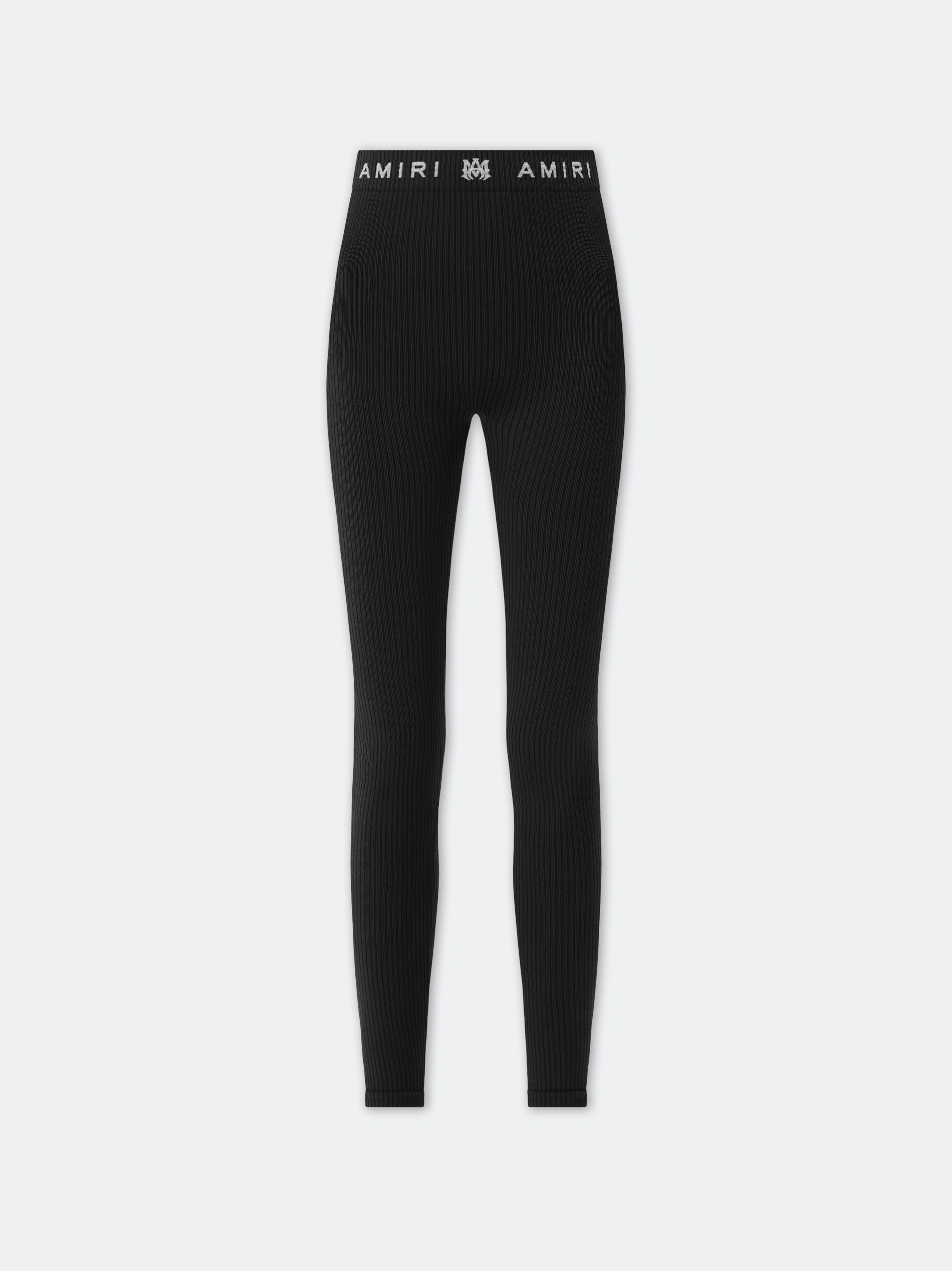 Vêtements De Sport Amiri Ma Ribbed Seamless Legging Femme Noir | RFPS92360