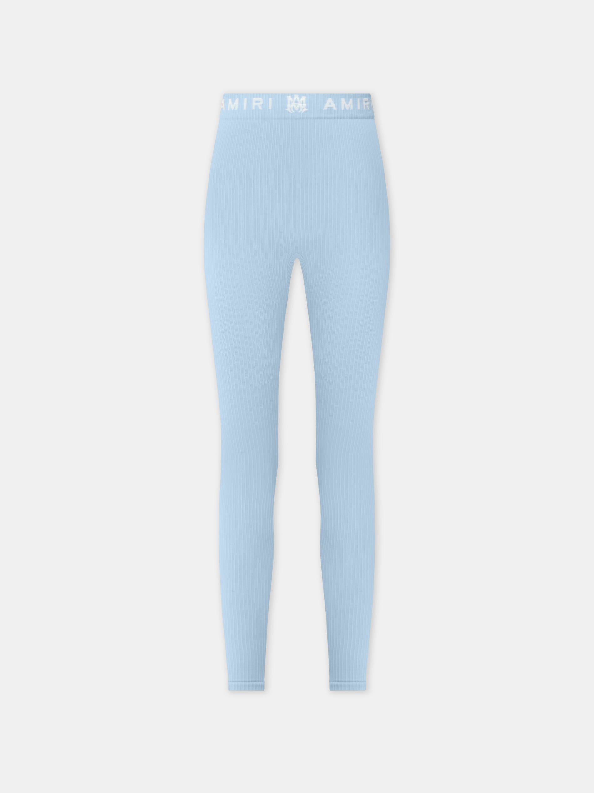 Vêtements De Sport Amiri Ma Ribbed Seamless Legging Femme Cerulean | PXOB71486