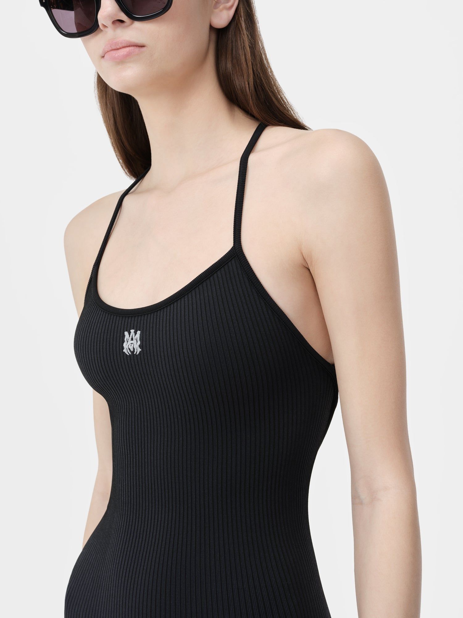 Vêtements De Sport Amiri Ma Ribbed Seamless Romper Femme Noir | JSXP98451