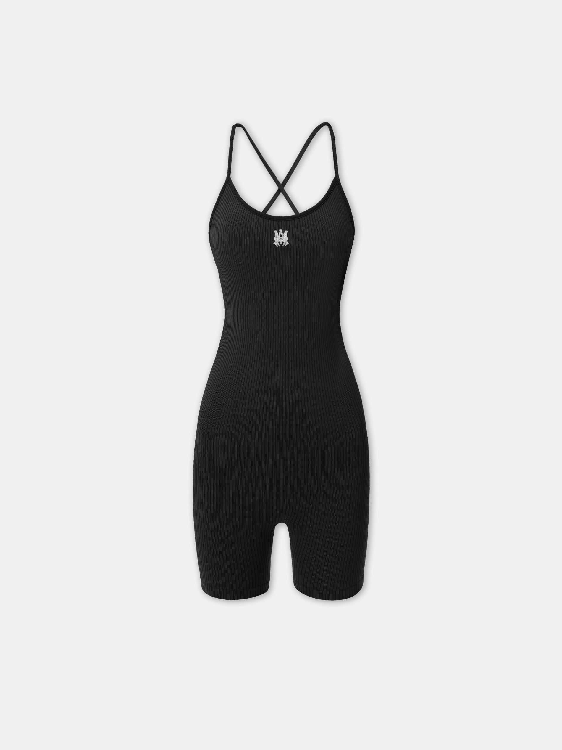 Vêtements De Sport Amiri Ma Ribbed Seamless Romper Femme Noir | JSXP98451